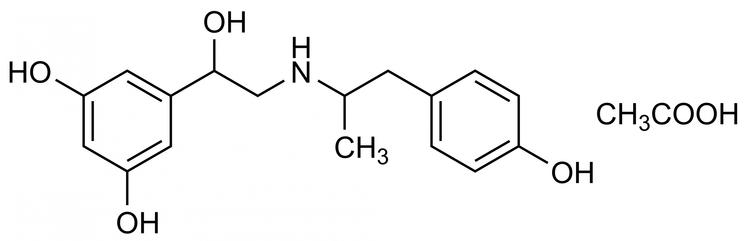 Fenoterol acetate molecular structure reference standard for LC-MS/MS and GC-MS calibration - WITEGA Laboratorien Berlin-Adlershof GmbH