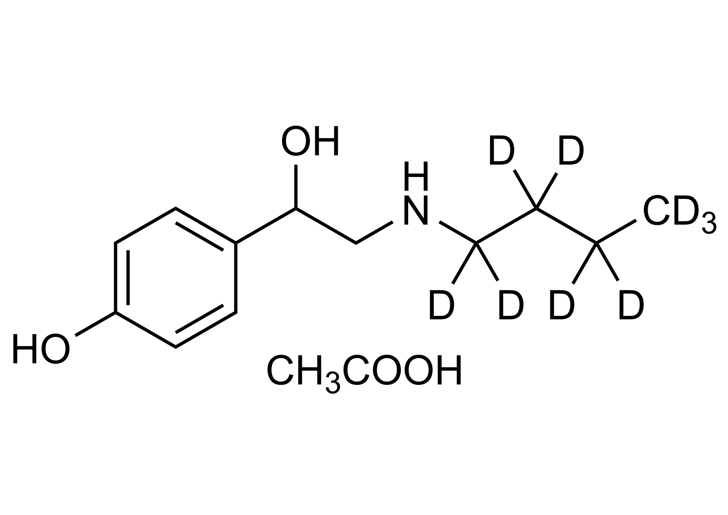 Bamethane-D9 acetate Reference Standard Molecular Structure Bamethane-D9 acetate reference standard molecular structure for LC-MS/MS and GC-MS analysis