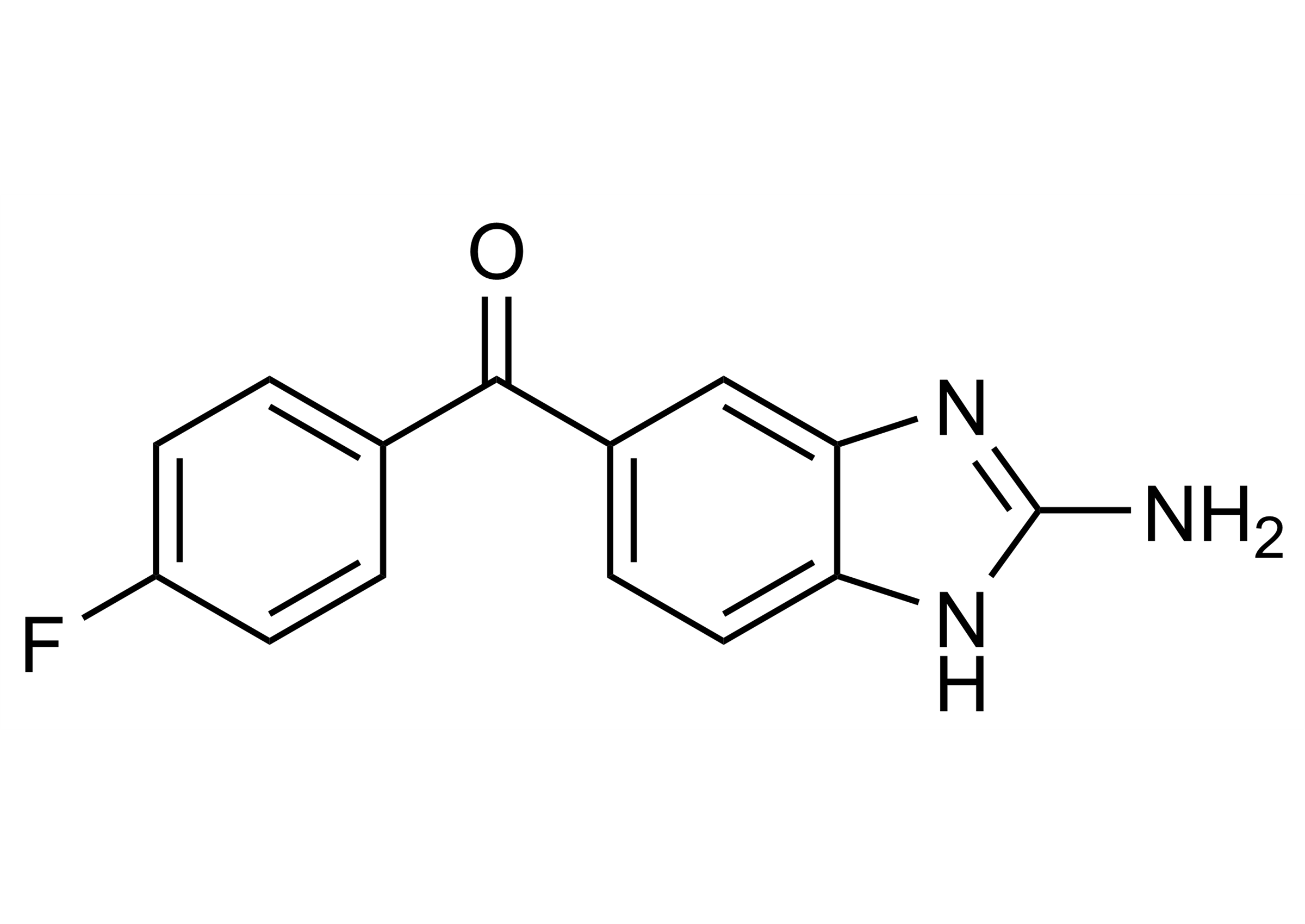 2-Aminoflubendazole Reference Standard Structure 2-Aminoflubendazole reference standard molecular structure (CAS 82050-13-3)
