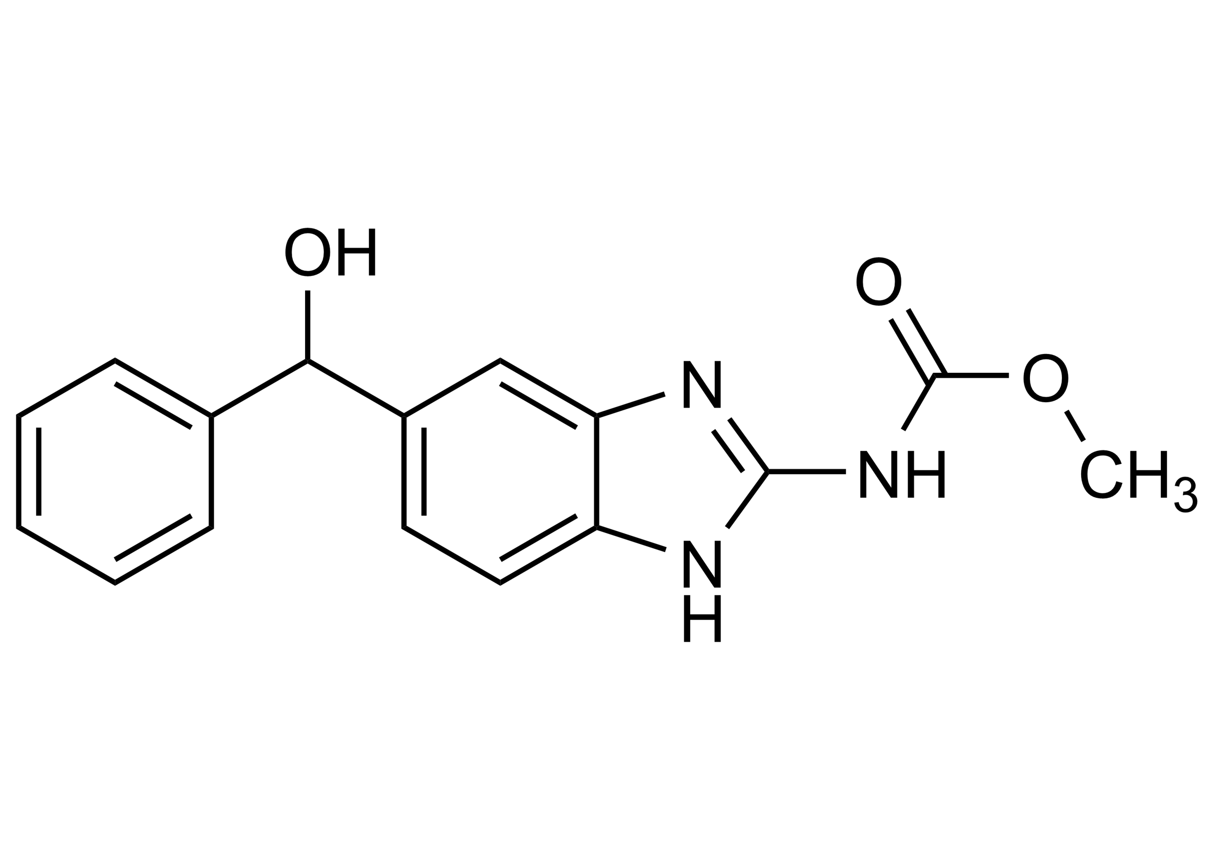 5-Hydroxymebendazole RME reference standard (CAS 60254-95-7) molecular structure