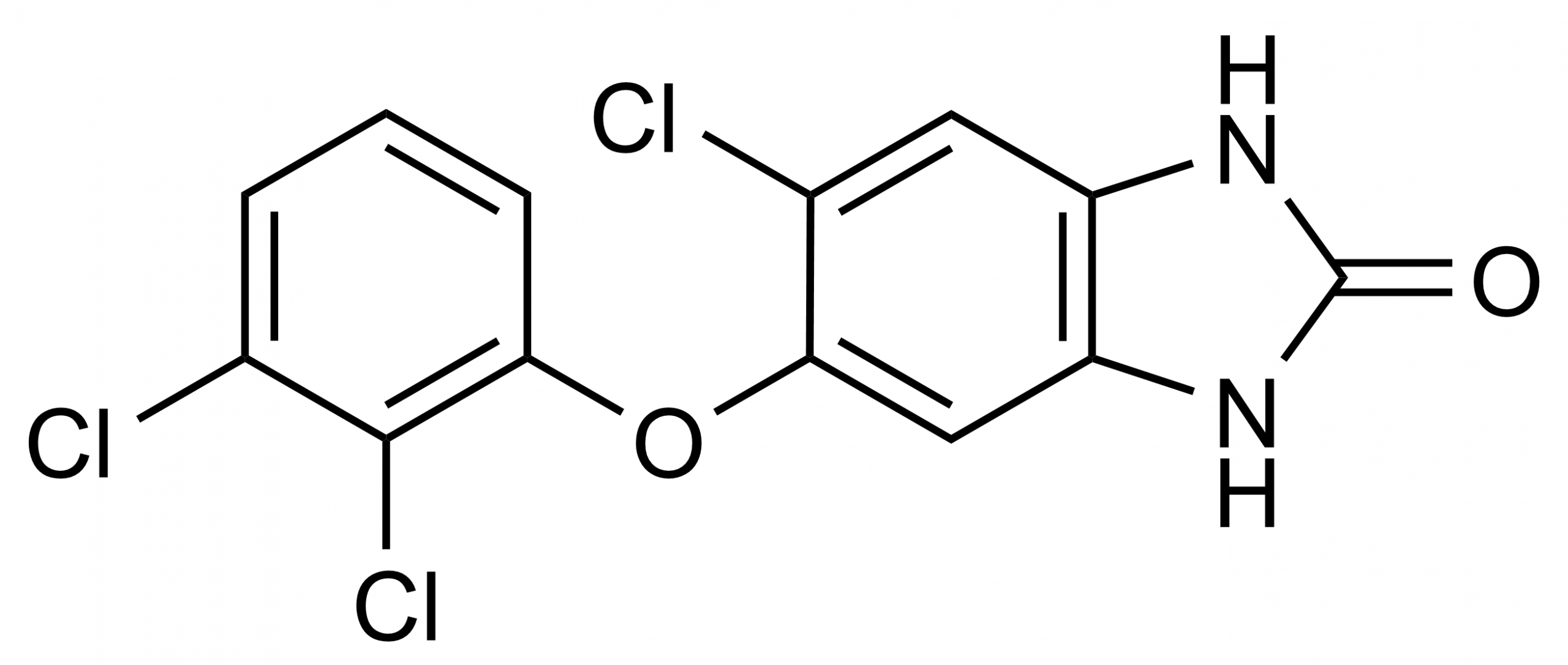 Ketotriclabendazole Reference Standard for LC-MS/MS and GC-MS Ketotriclabendazole reference standard molecular structure (CAS 1201920-88-8)