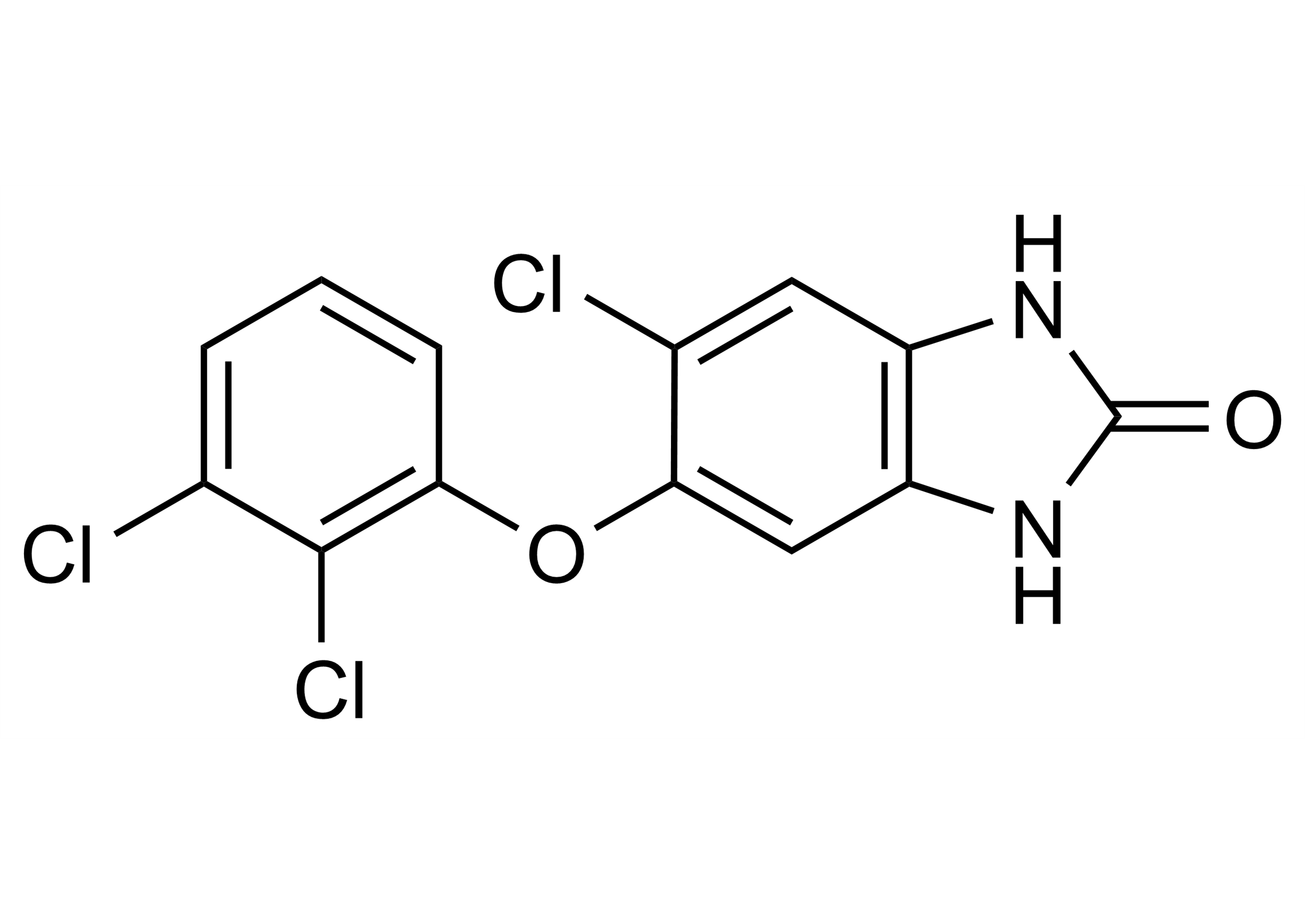 Ketotriclabendazole Reference Standard for LC-MS/MS and GC-MS Ketotriclabendazole reference standard molecular structure (CAS 1201920-88-8)