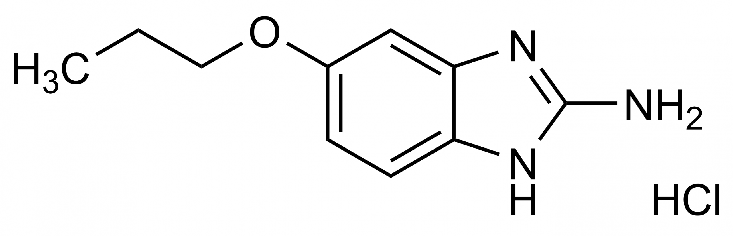 Molecular Structure of Oxibendazole amine hydrochloride Reference Standard Oxibendazole amine hydrochloride reference standard molecular structure