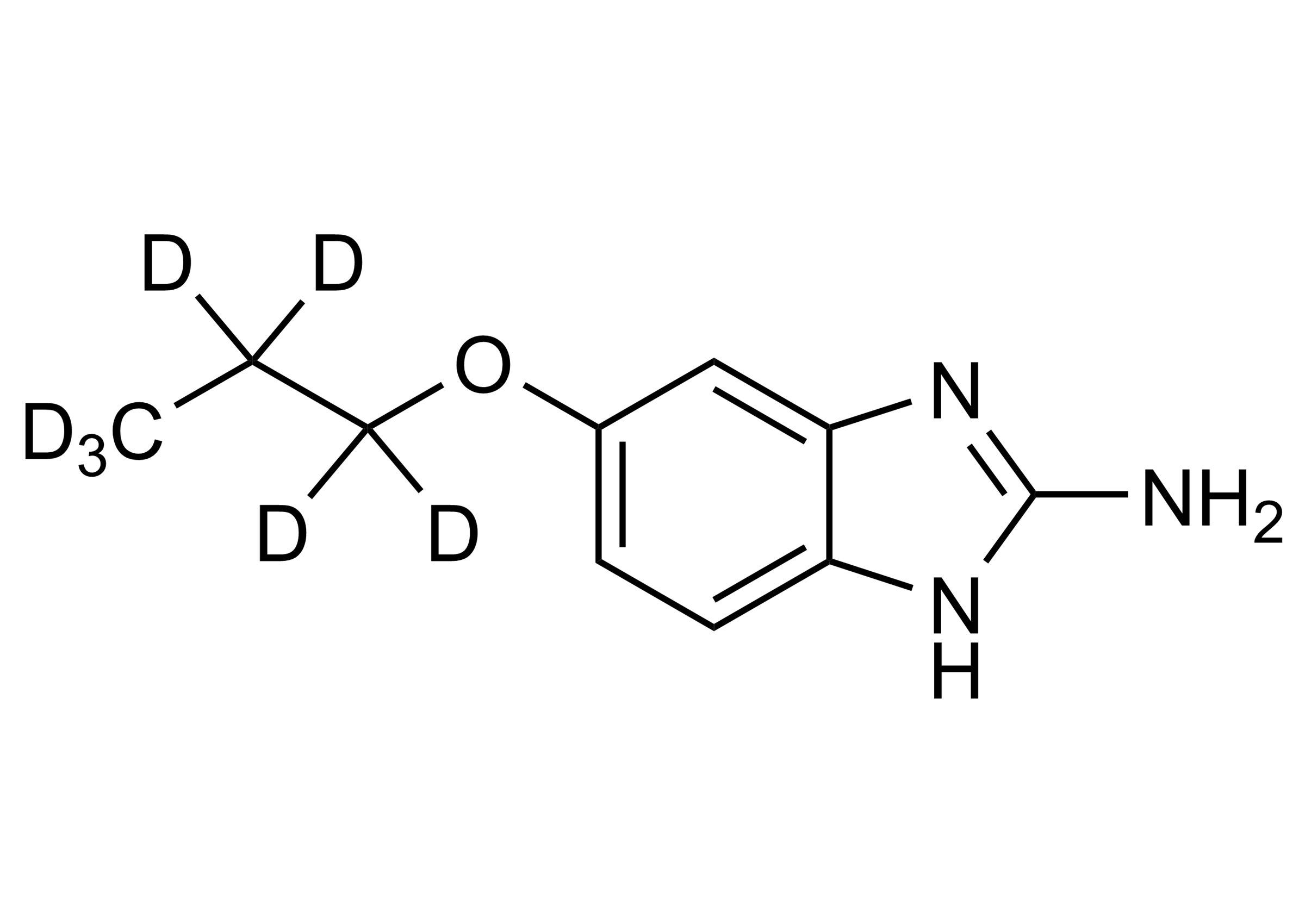 Oxibendazole amine D7 Reference Standard Structure Oxibendazole amine D7 reference standard molecular structure for LC-MS/MS and GC-MS