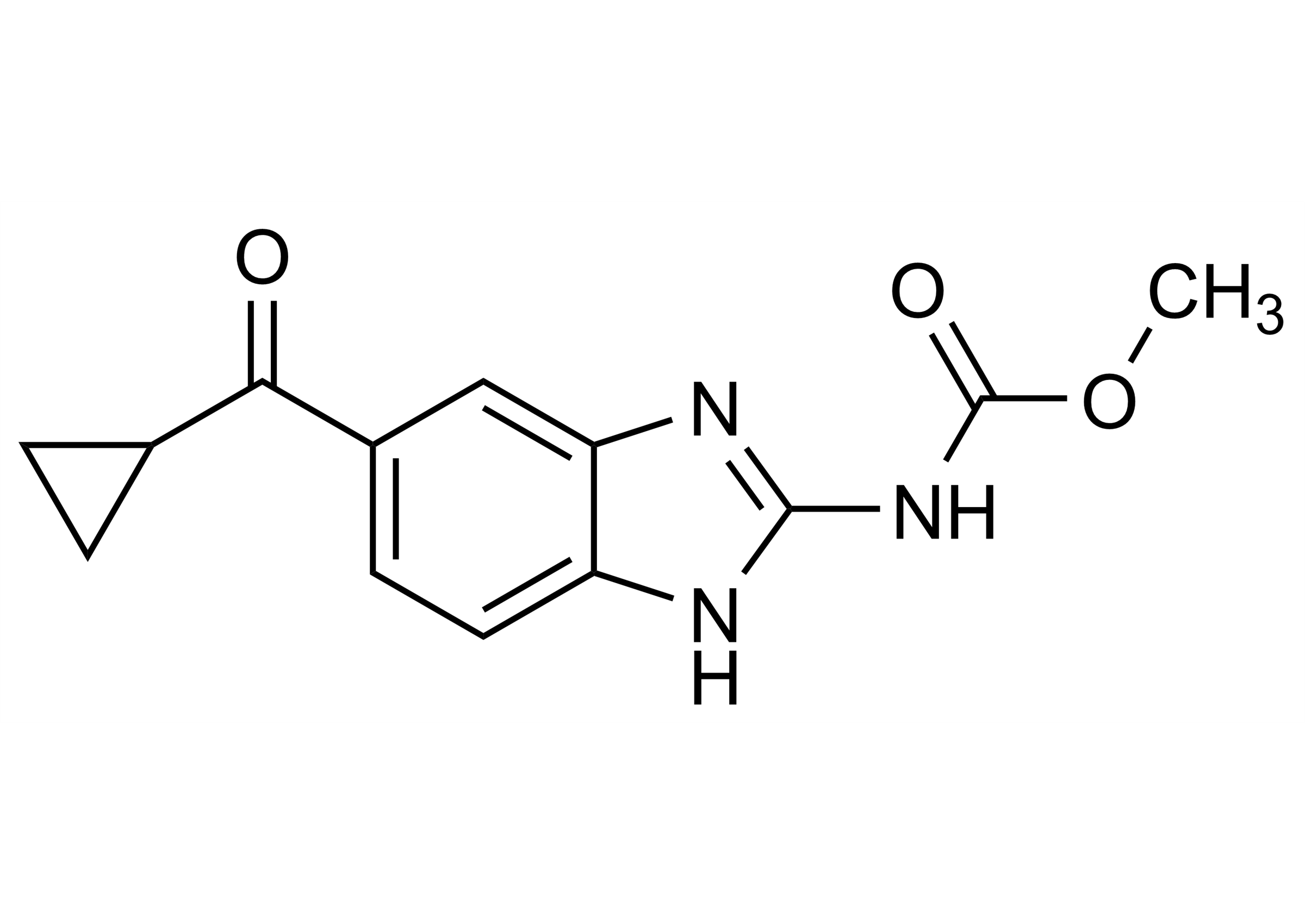 Ciclobendazole Cyclobendazole Reference Standard Structure Ciclobendazole Cyclobendazole reference standard molecular structure - WITEGA Laboratorien Berlin-Adlershof GmbH