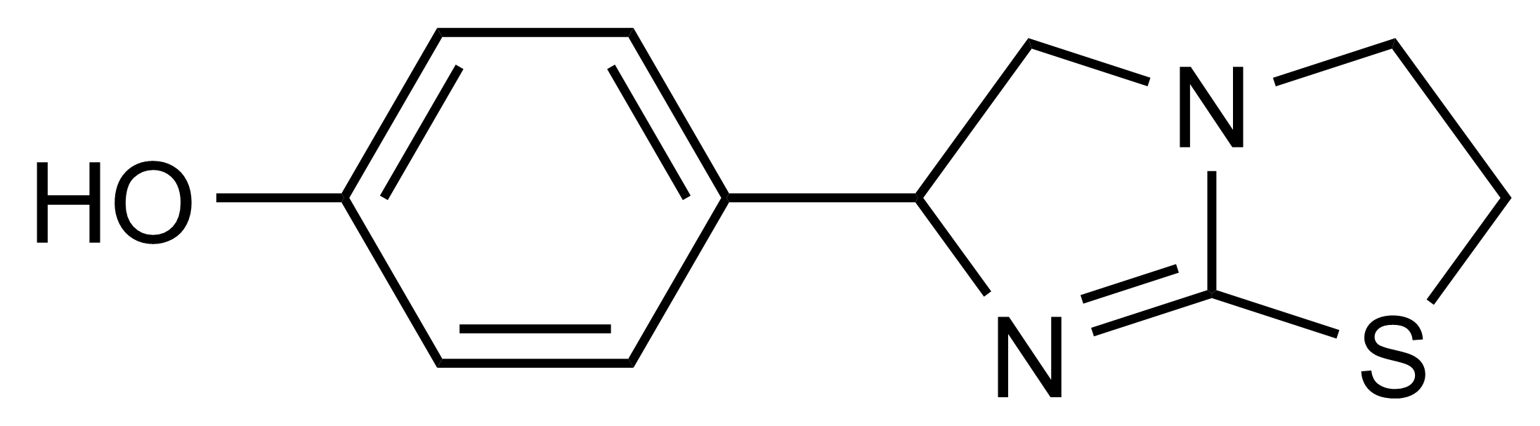 4 Hydroxy tetramisole reference standard molecular structure