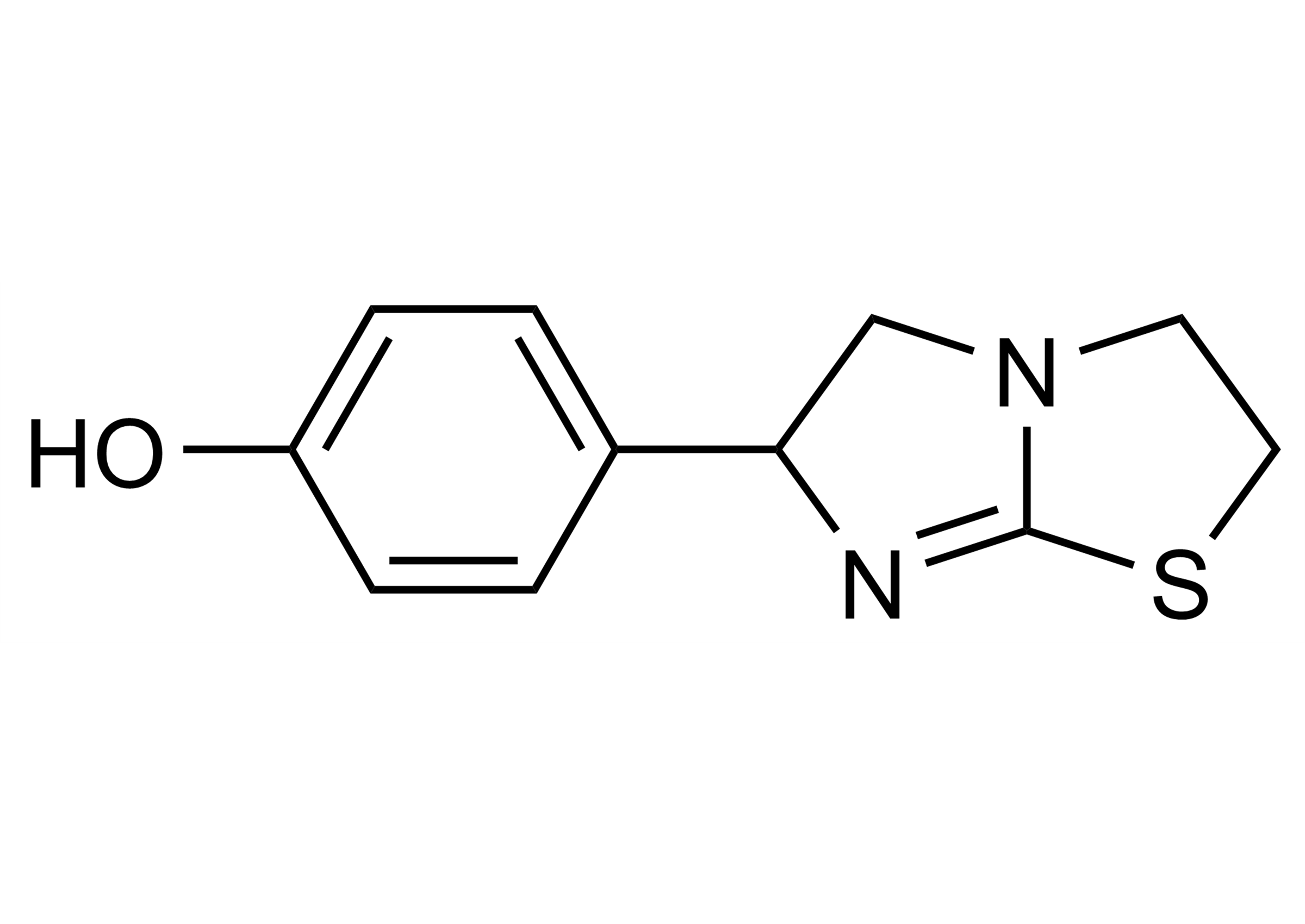 4 Hydroxy tetramisole reference standard molecular structure