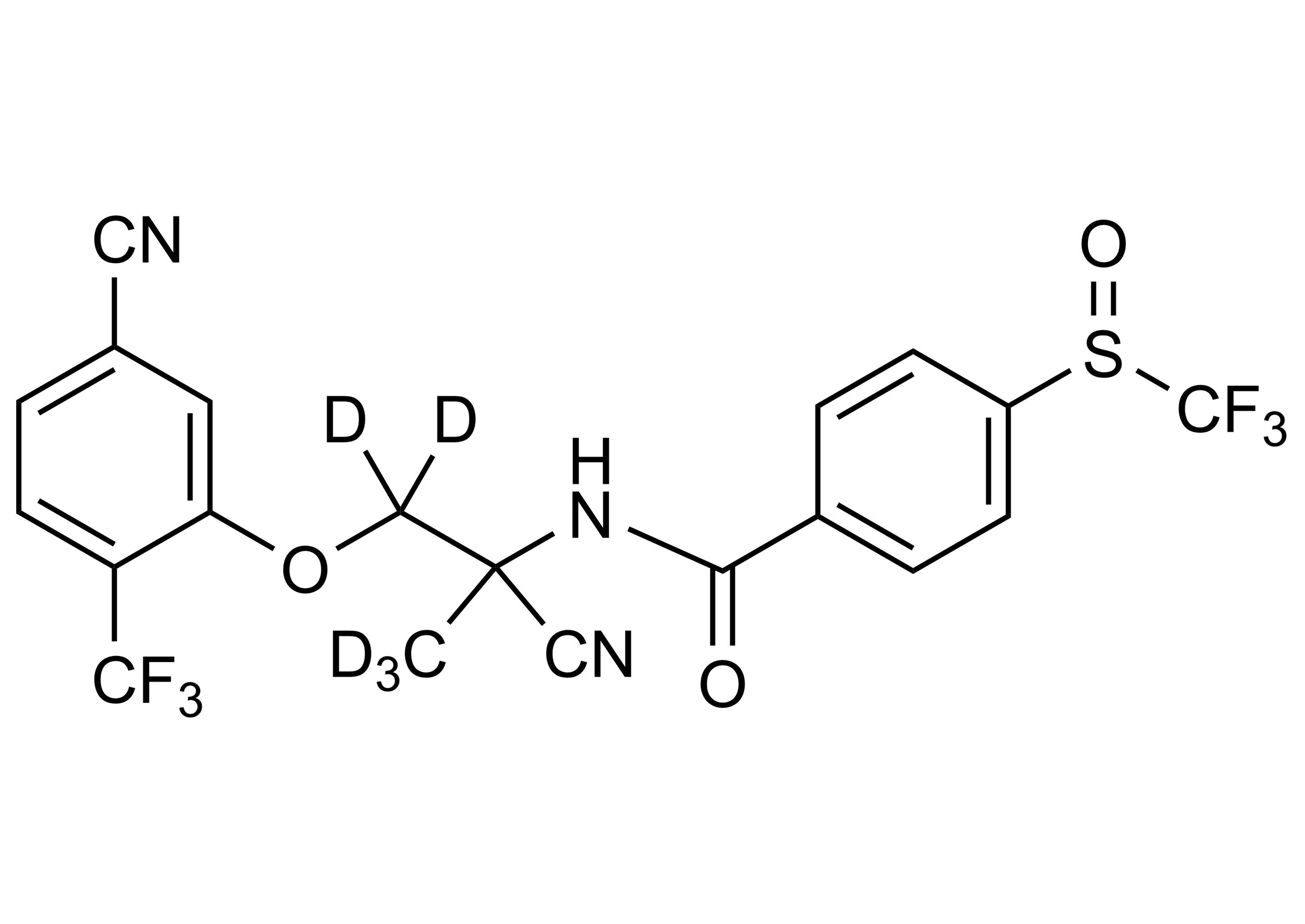 Monepantel sulfoxide D5 Reference Standard Structure Monepantel sulfoxide D5 reference standard chemical structure for LC-MS/MS and GC-MS quantification