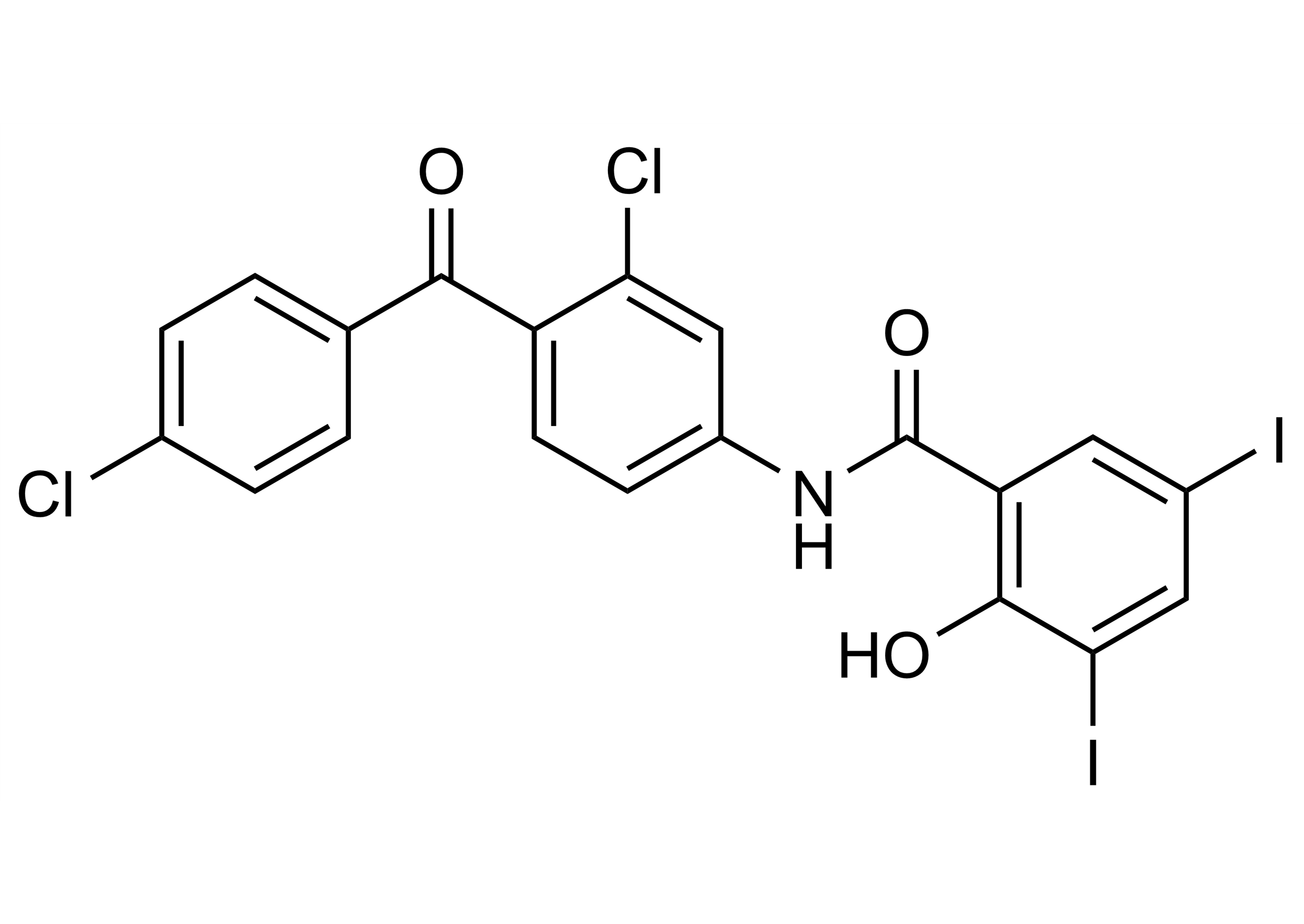 Salantel reference standard molecular structure (CAS 36093-47-7) Molecular structure of Salantel reference standard (CAS 36093-47-7) for LC-MS/MS and GC-MS analysis