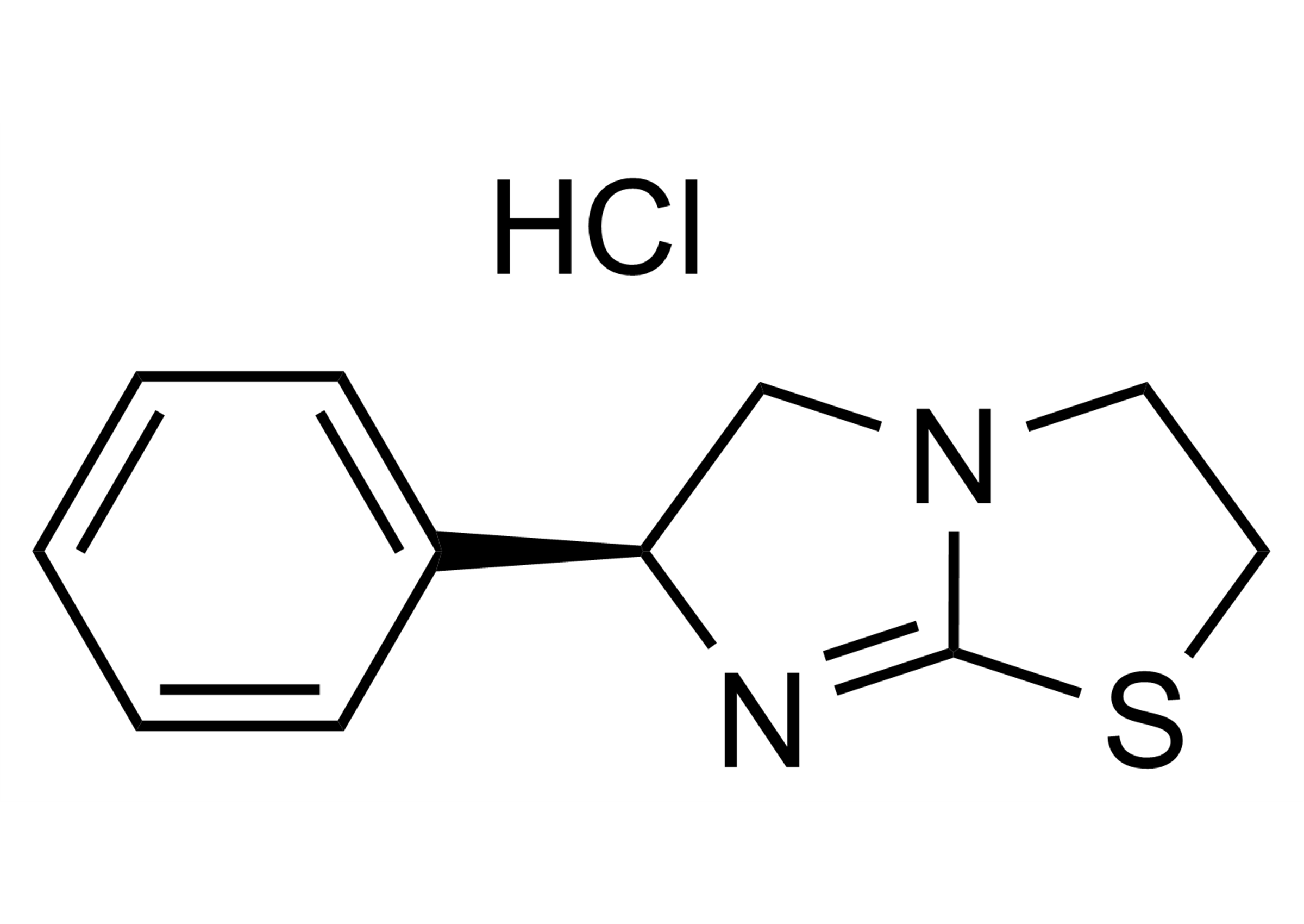 Levamisole hydrochloride reference standard molecular structure for LC-MS/MS and GC-MS quantification