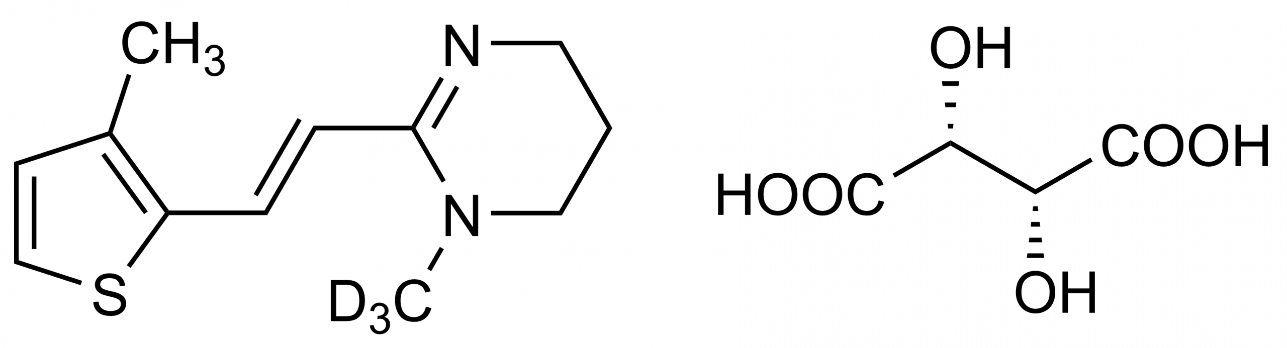 Morantel D3 tartrate reference standard molecular structure for LC-MS/MS and GC-MS workflows