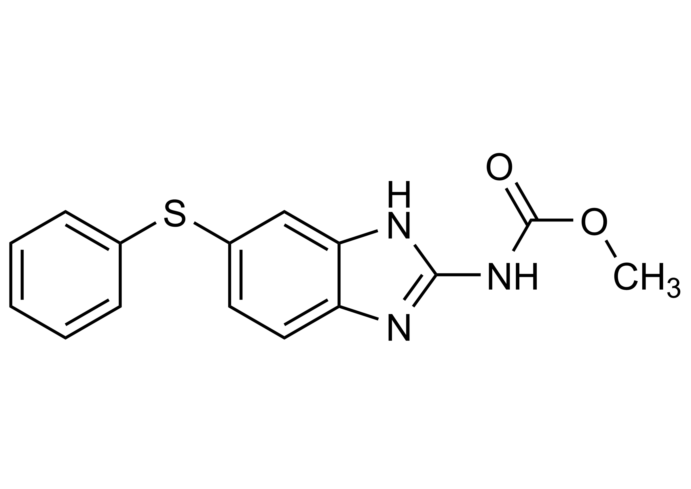 Fenbendazole Reference Standard Structure - CAS 43210-67-9 Fenbendazole reference standard molecular structure (CAS 43210-67-9) for LC-MS/MS and GC-MS