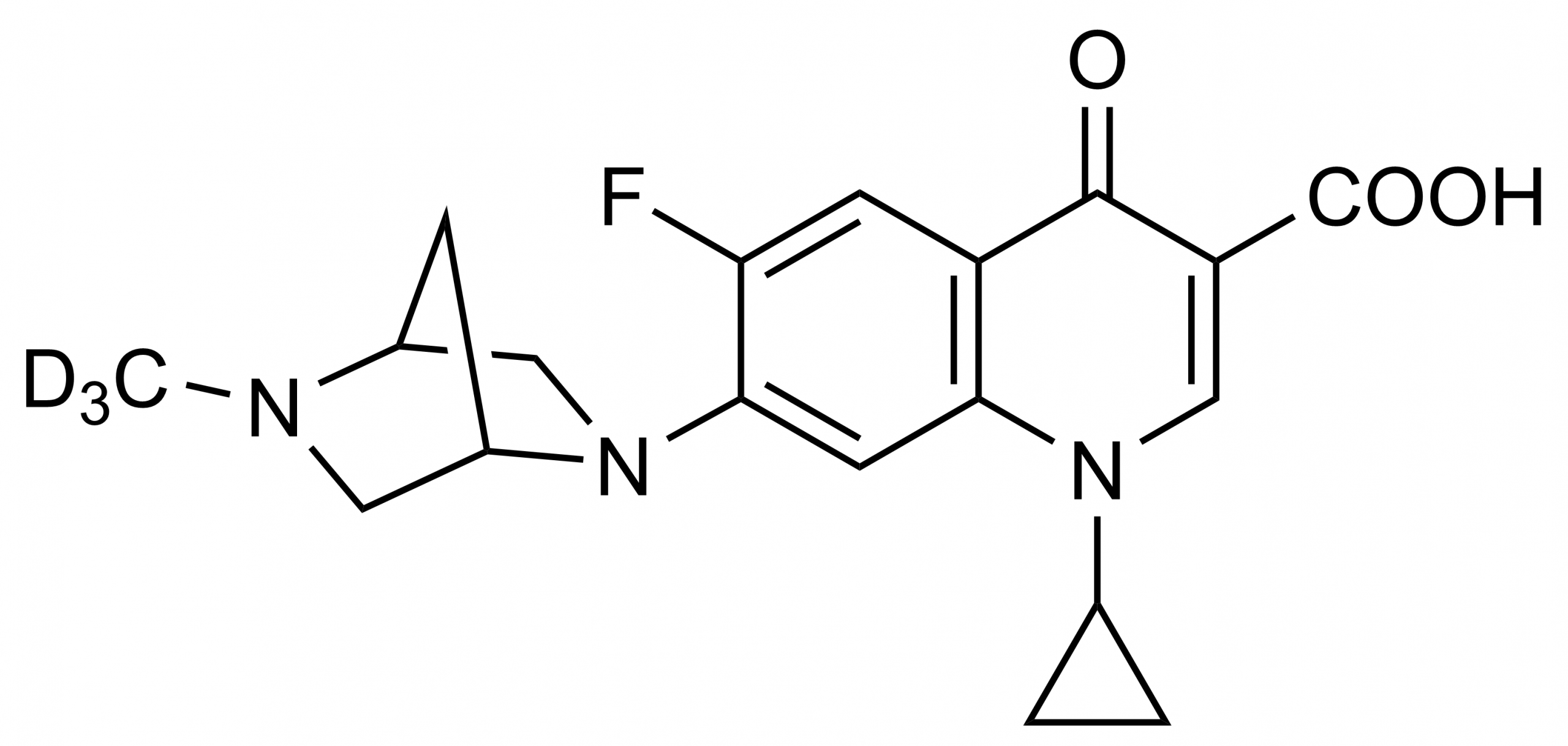 Danofloxacin D3 reference standard molecular structure CAS 1217683-55-0