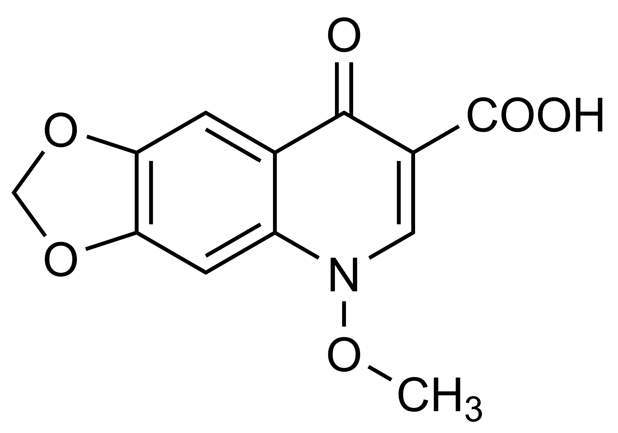 Miloxacin Reference Standard Structure Miloxacin (CAS 37065-29-5) reference standard chemical structure for LC-MS/MS and GC-MS calibration