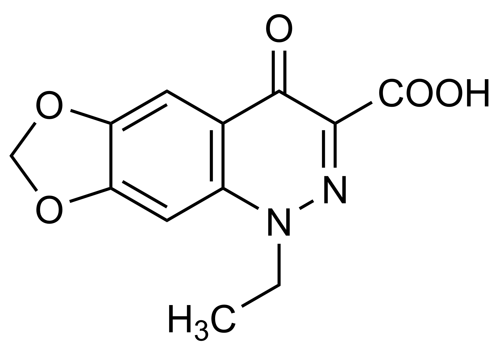 Cinoxacin Reference Standard Molecular Structure Cinoxacin reference standard molecular structure for LC-MS/MS and GC-MS applications
