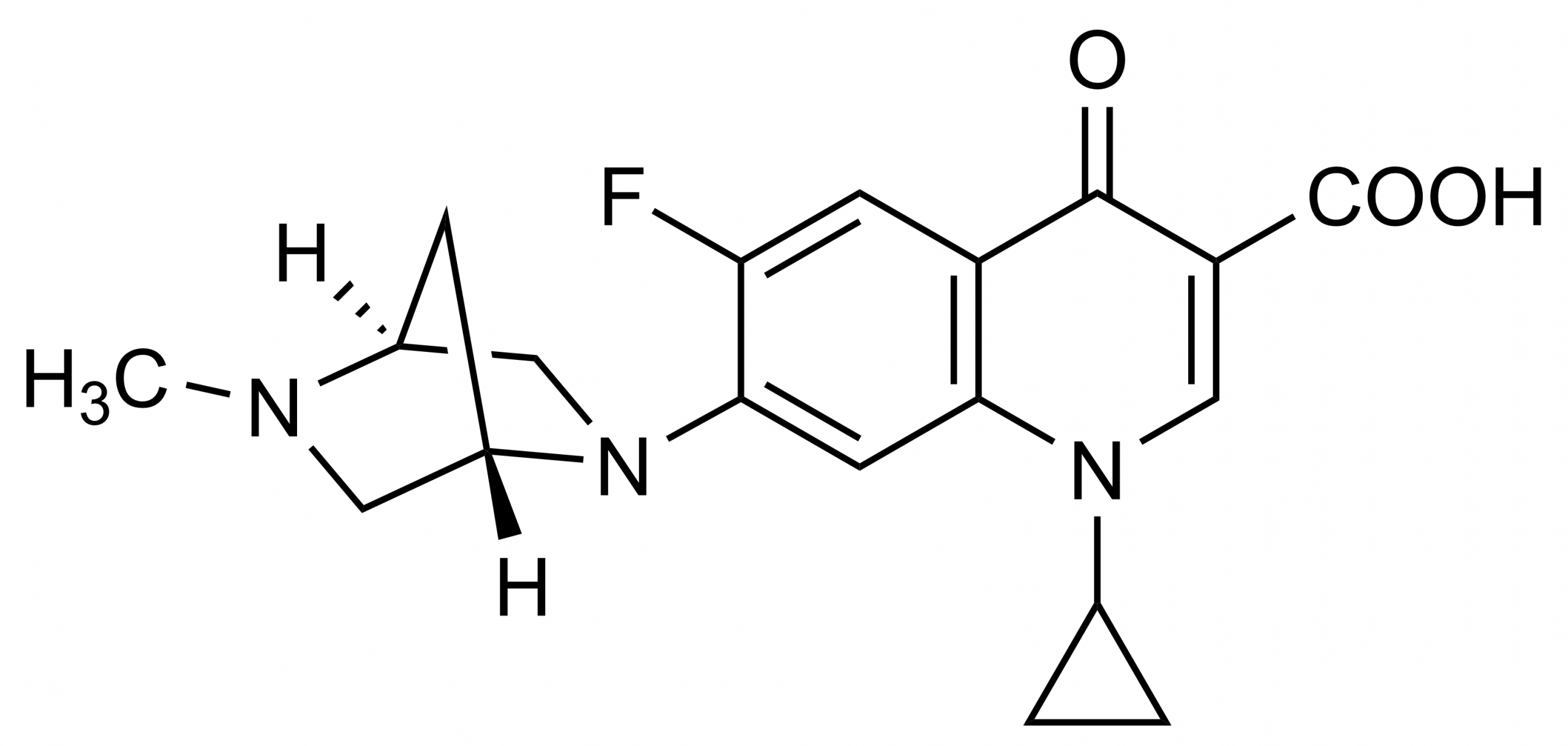 Danofloxacin Reference Standard Molecular Structure Danofloxacin molecular structure reference standard CH052 CAS 112398-08-0