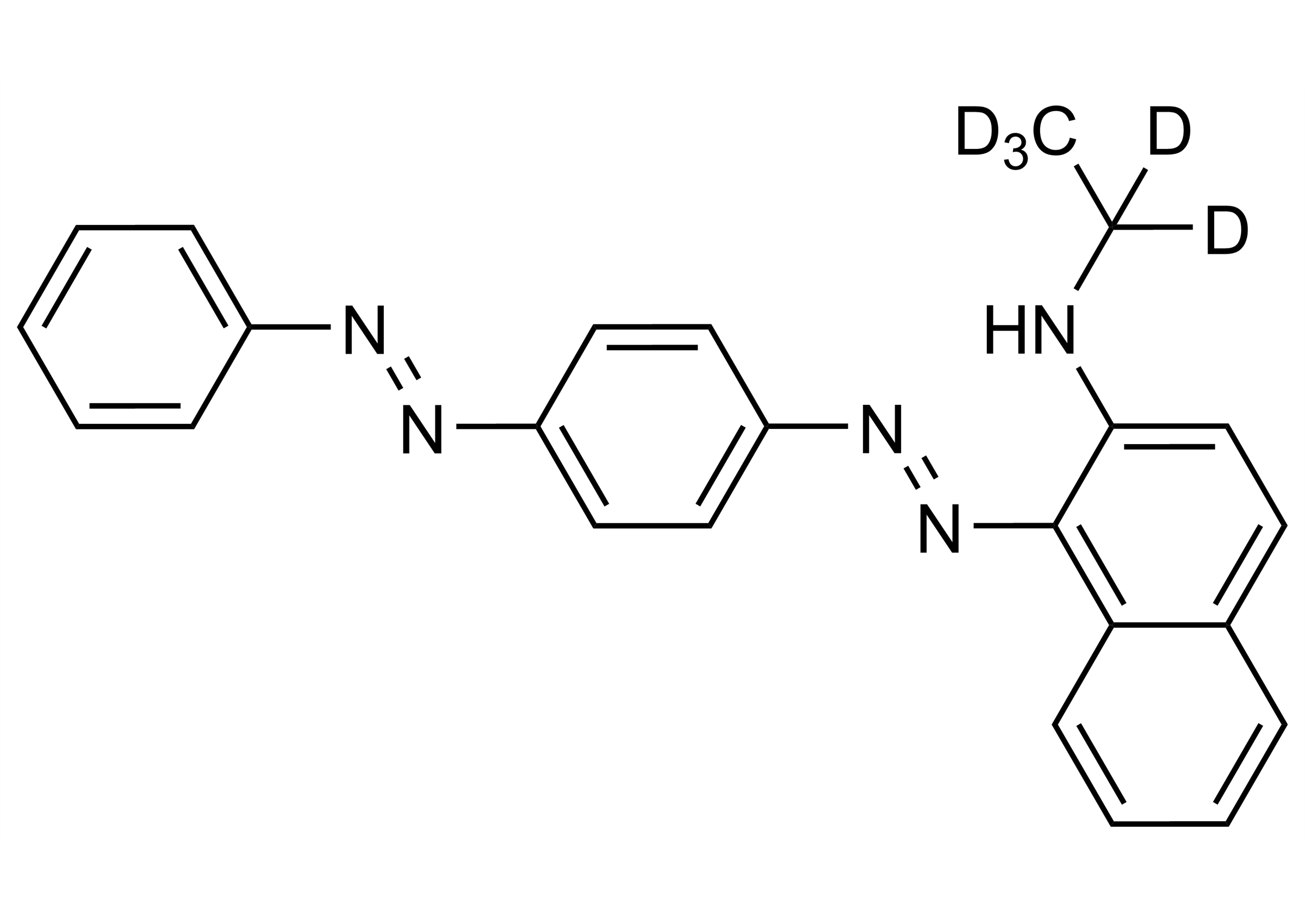 Sudan Red 7B D5 Reference Standard Molecular Structure Sudan Red 7B D5 molecular structure reference standard for LC-MS/MS and GC-MS