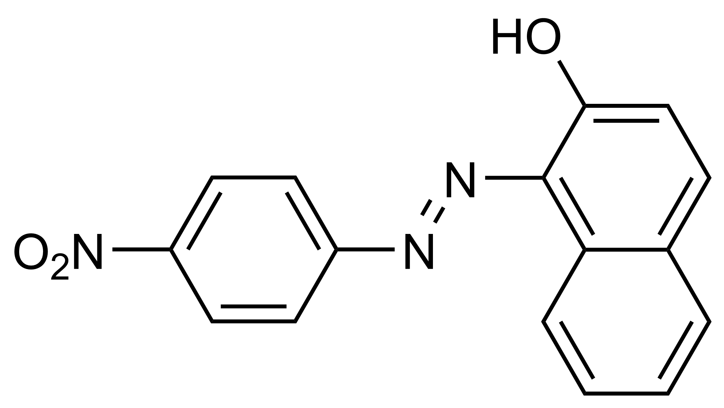 Para Red reference standard molecular structure (CAS 6410-10-2)