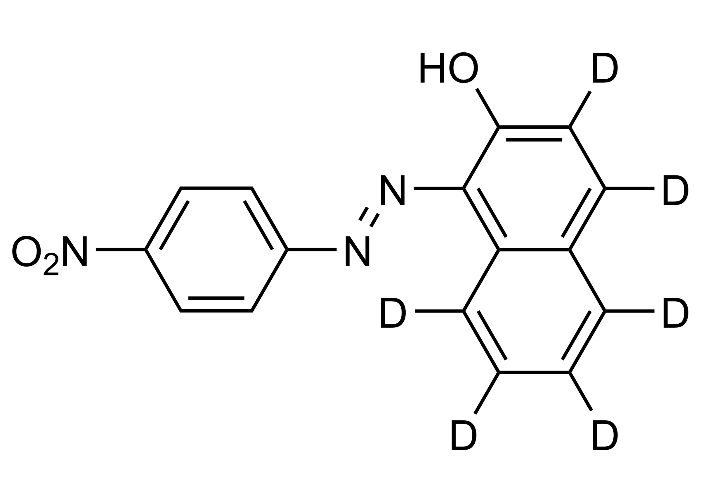 Para Red D6 Reference Standard - Molecular Structure Para Red D6 reference standard molecular structure for LC-MS/MS and GC-MS