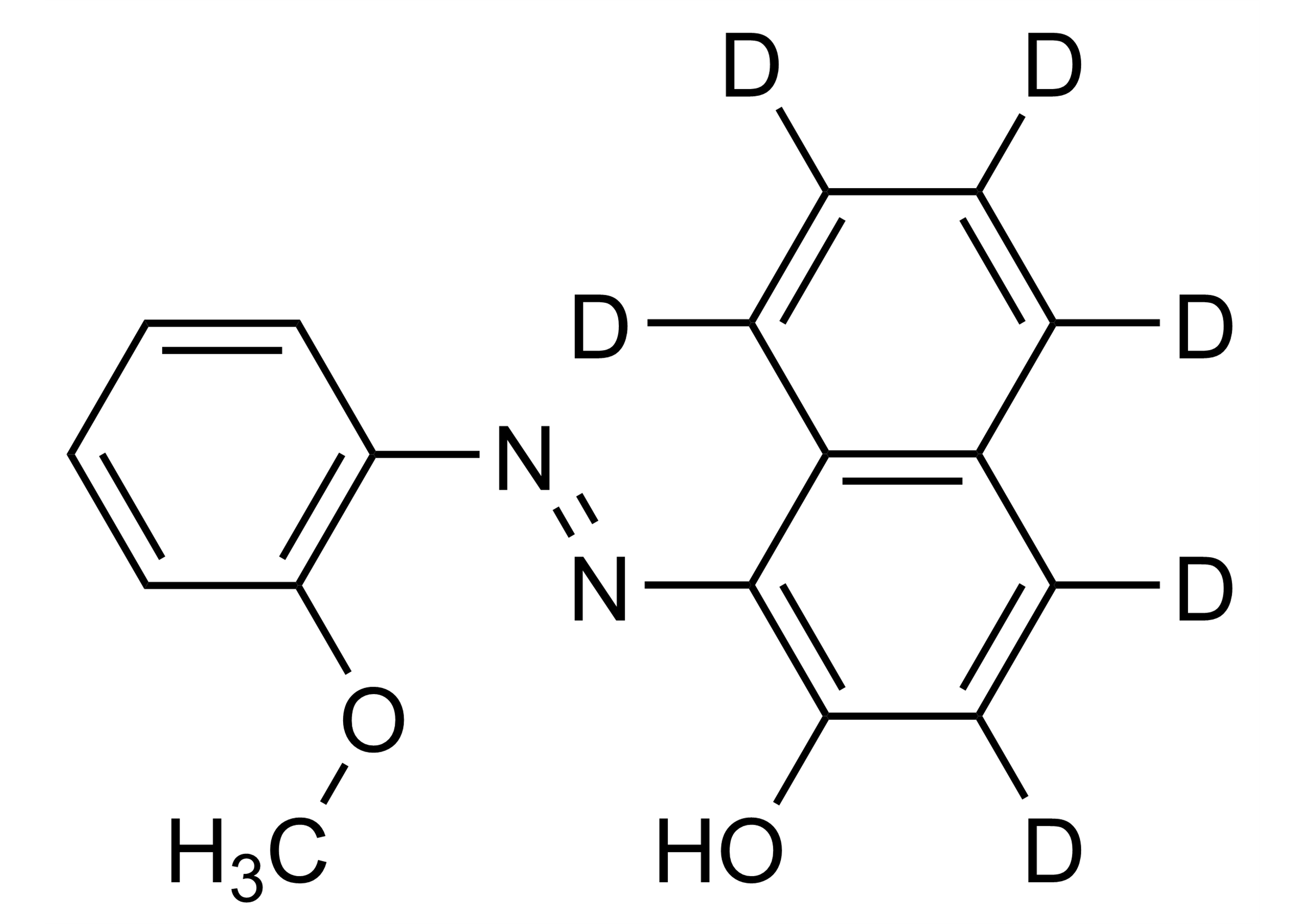 Sudan Red G-D6 Reference Standard Molecular Structure Sudan Red G-D6 molecular structure reference standard for LC-MS/MS and GC-MS quantification