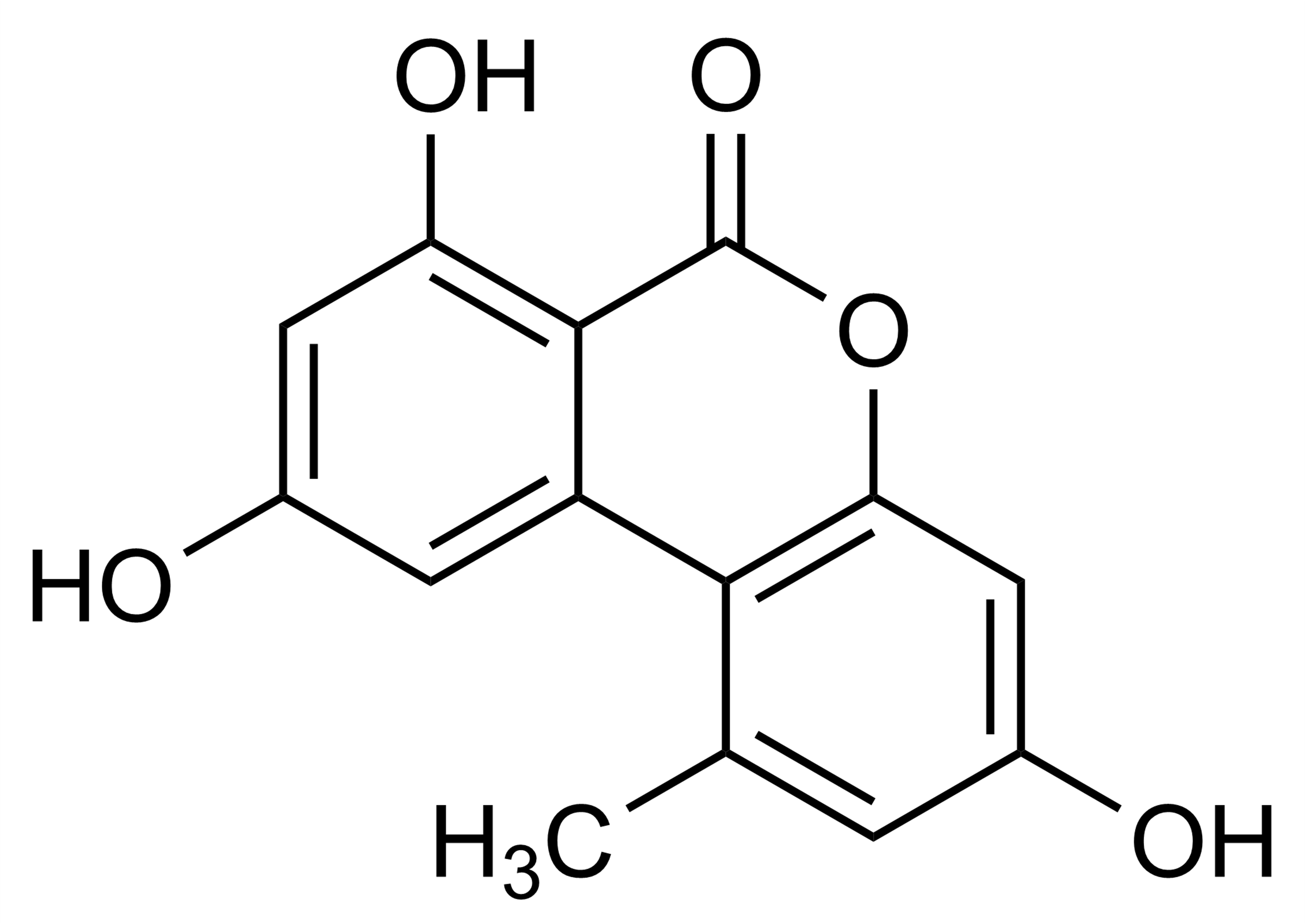 Alternariol reference standard molecular structure for LC-MS/MS and GC-MS quantification