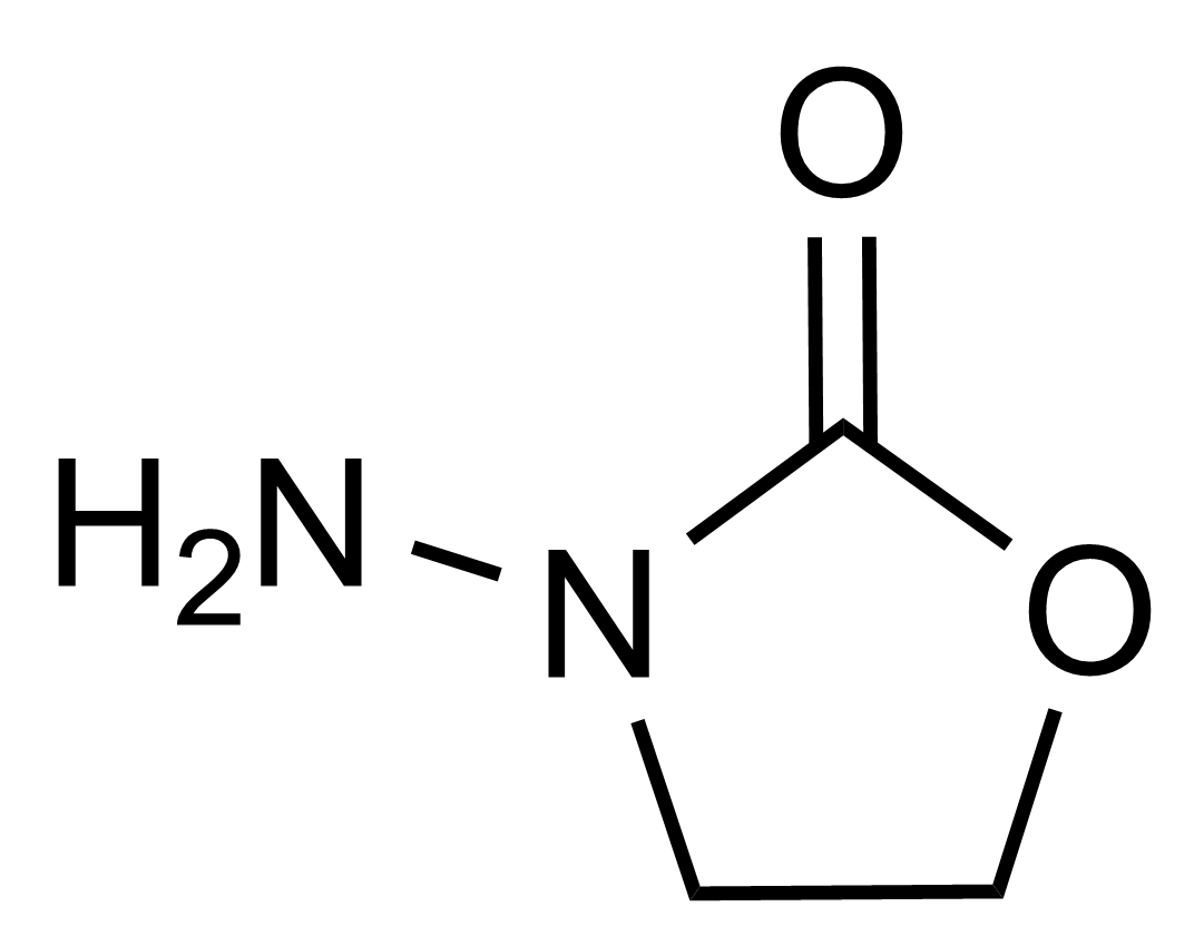 AOZ reference standard molecular structure for LC-MS/MS and GC-MS residue analysis