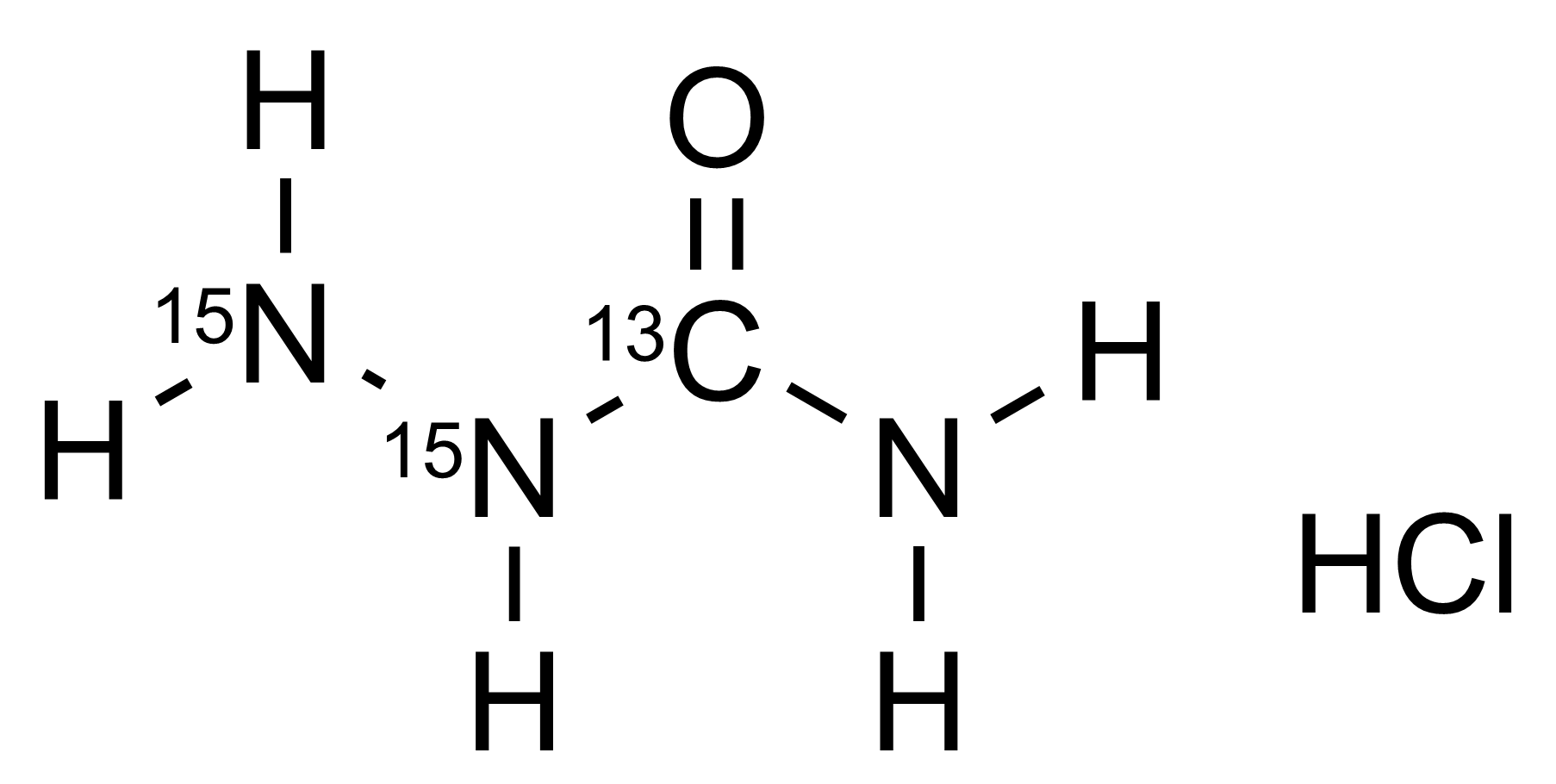 SCA HCl 13C 15N2 reference standard molecular structure by WITEGA Laboratorien Berlin-Adlershof GmbH