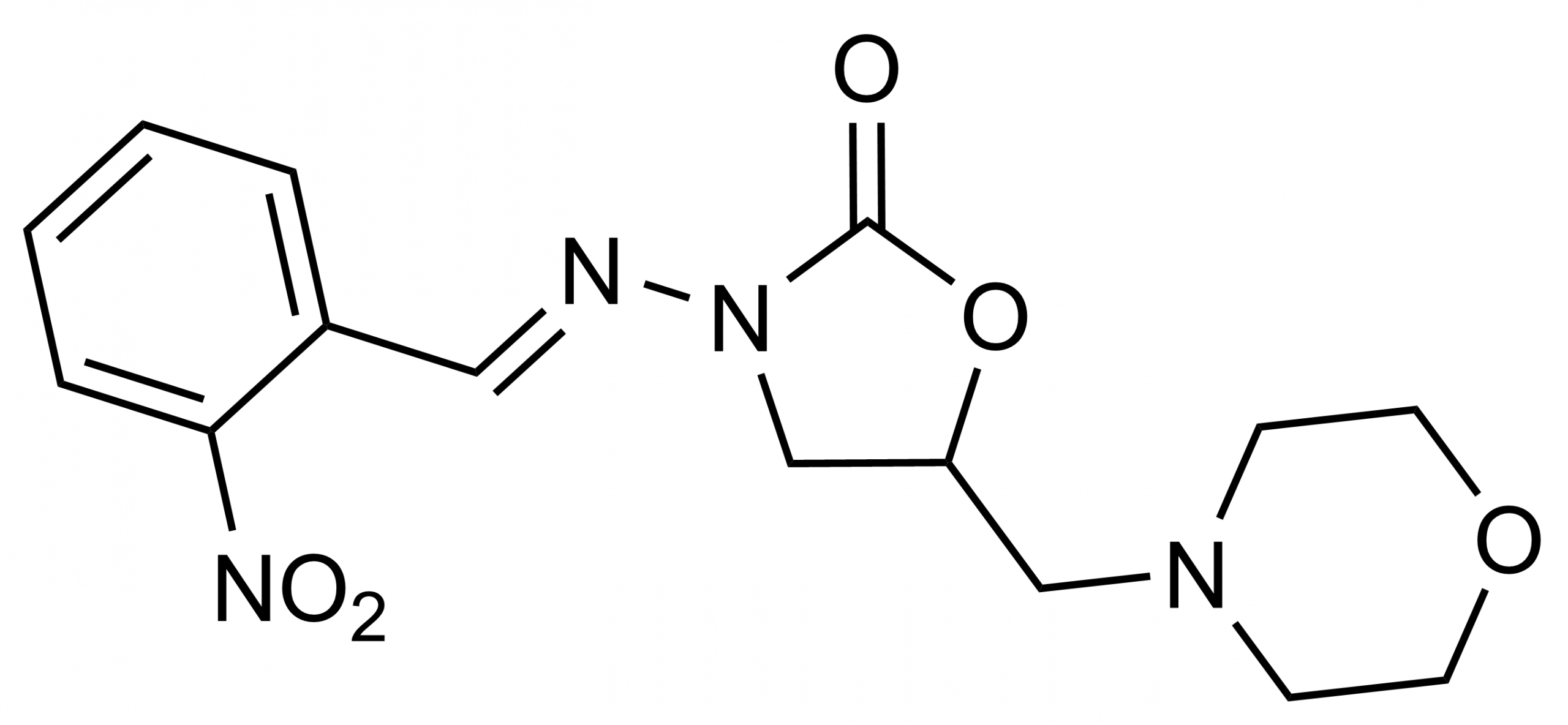 2-NP-AMOZ molecular structure reference standard for LC-MS/MS and GC-MS (CAS 183193-59-1)