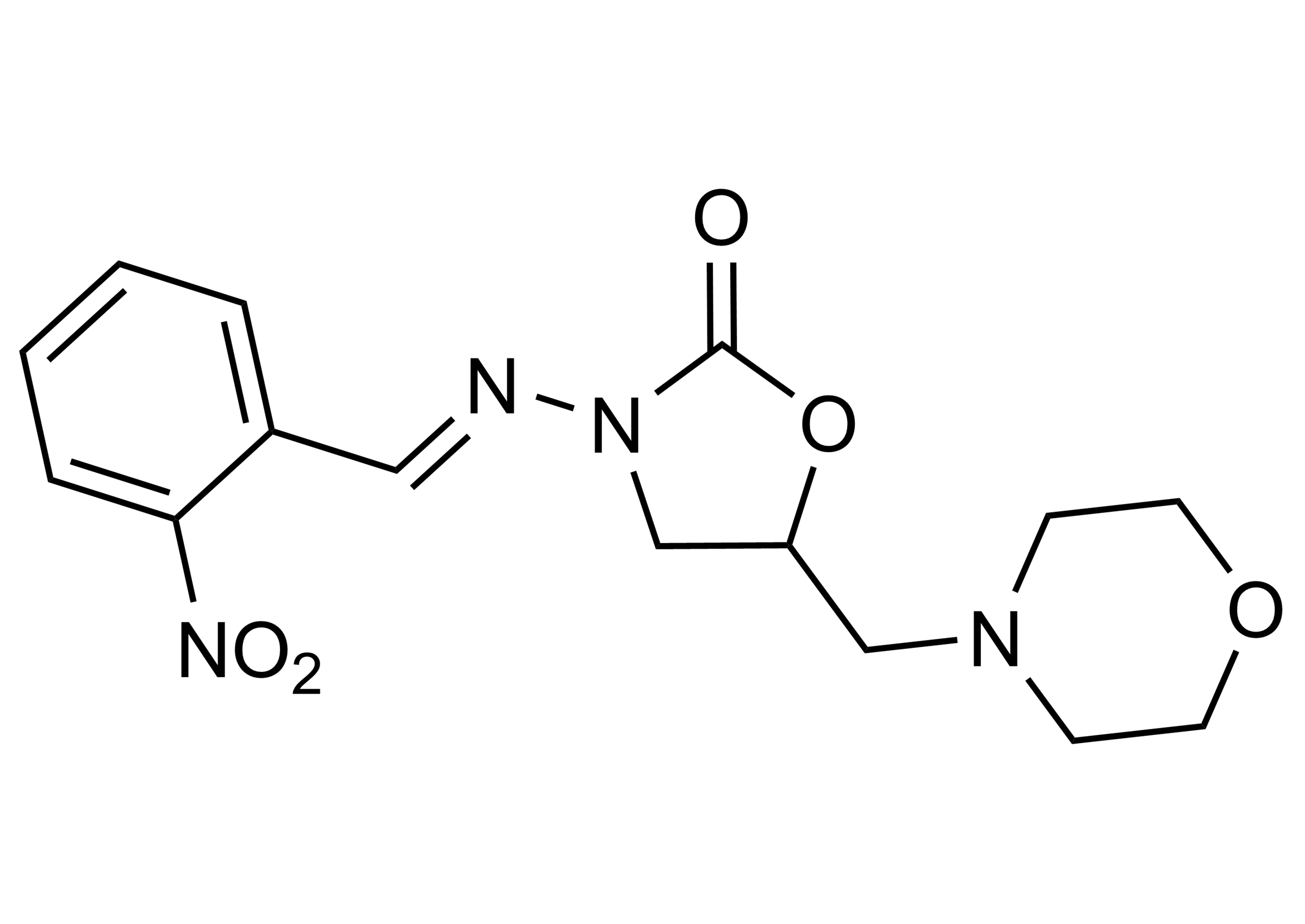2-NP-AMOZ molecular structure reference standard for LC-MS/MS and GC-MS (CAS 183193-59-1)