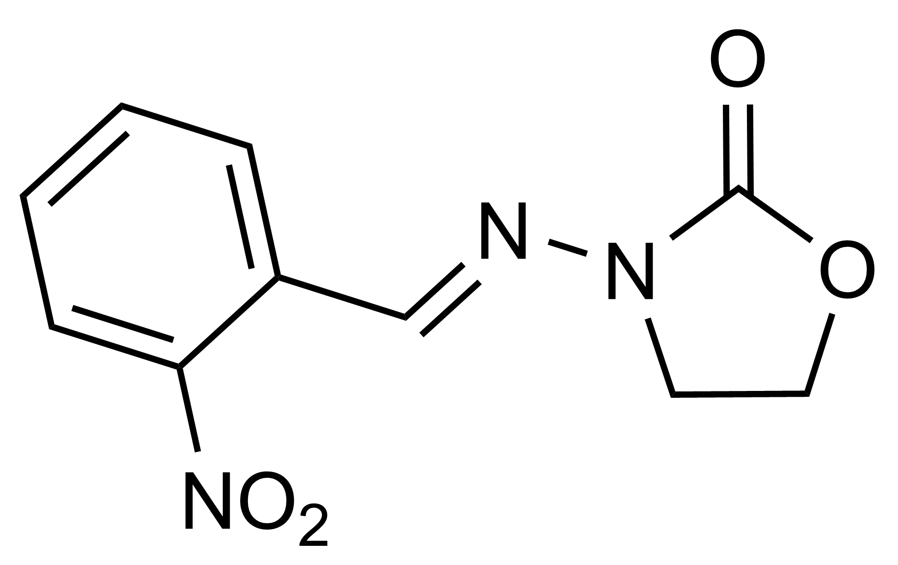 Molecular structure of 2-NP-AOZ reference standard for LC-MS/MS quantification and residue analysis