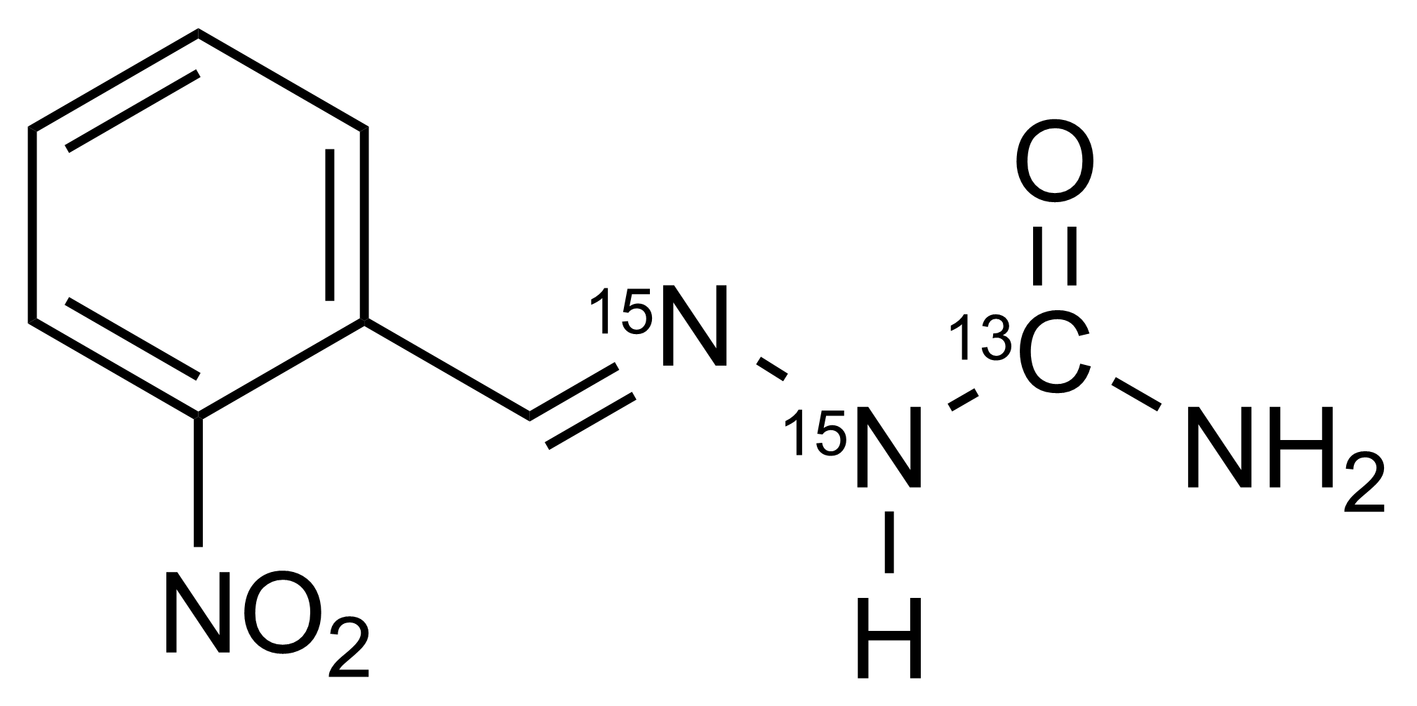 2-NP-SCA-13C,15N2 Reference Standard Molecular Structure - WITEGA Laboratorien Berlin-Adlershof GmbH Molecular structure of 2-NP-SCA-13C,15N2 reference standard for LC-MS/MS and GC-MS residue analysis by WITEGA Laboratorien Berlin-Adlershof GmbH
