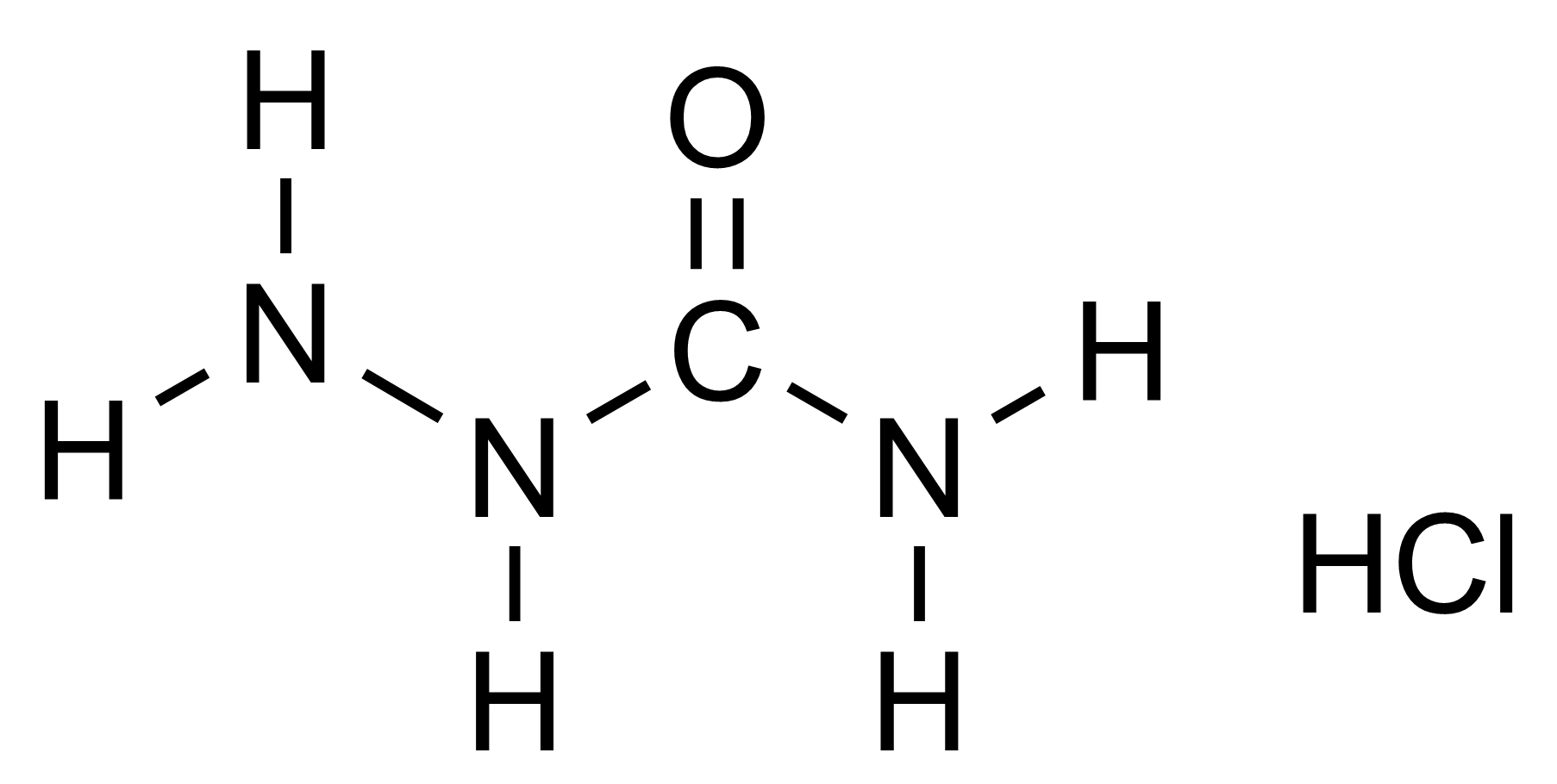 SCA HCl semicarbazide hydrochloride reference standard molecular structure - WITEGA Laboratorien Berlin-Adlershof GmbH