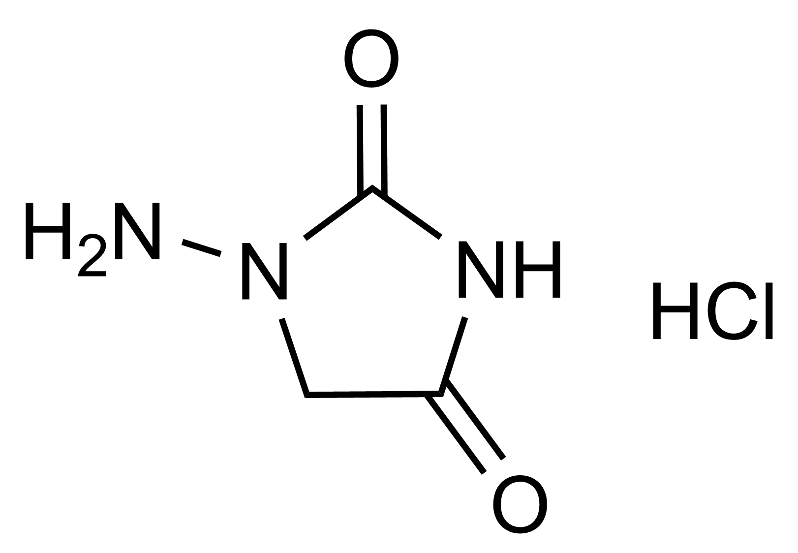 AHD hydrochloride 1-Aminohydantoin hydrochloride reference standard molecular structure for LC-MS/MS and GC-MS