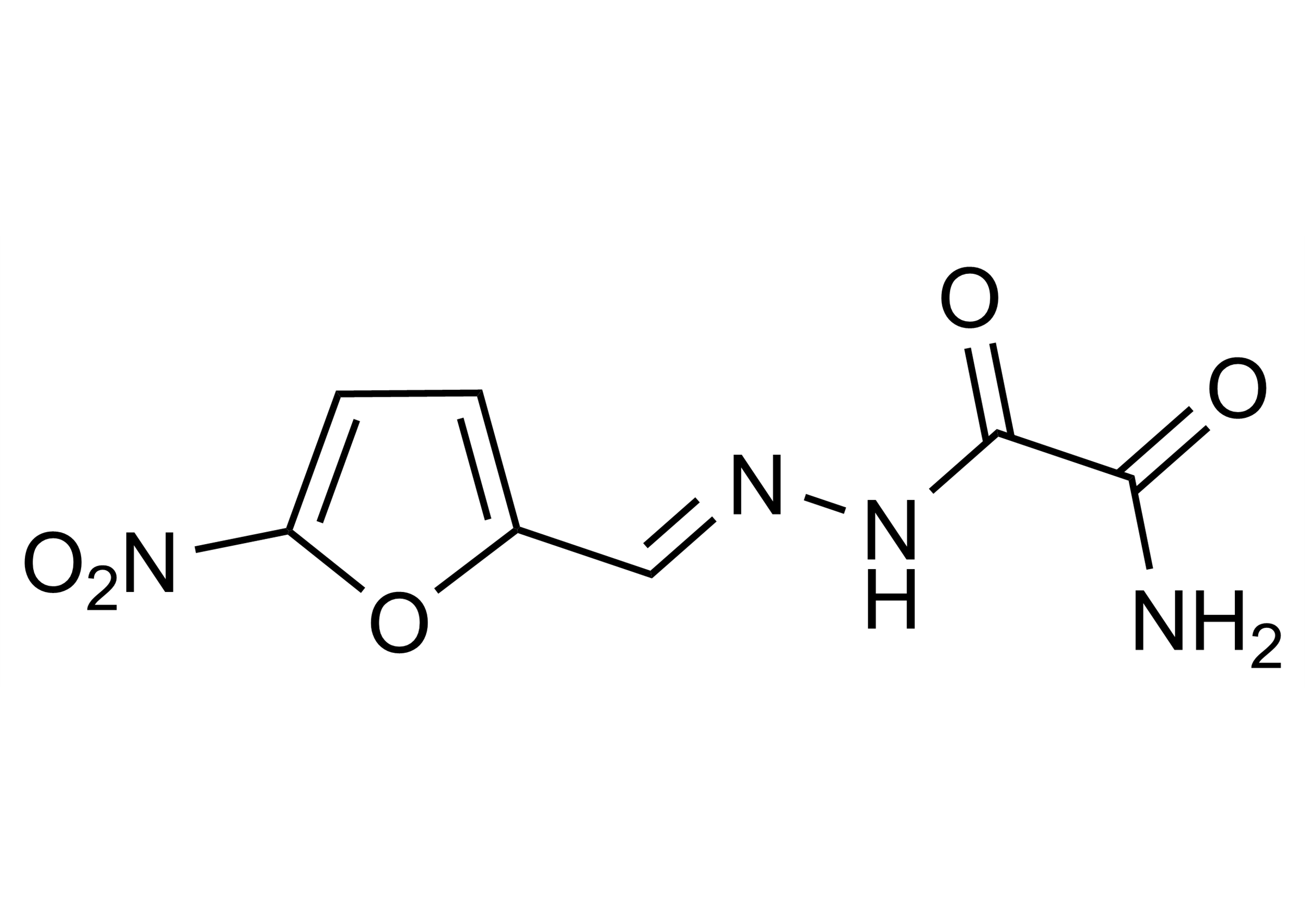 Molecular structure of Nifuraldezone reference standard for LC-MS/MS and GC-MS quantification