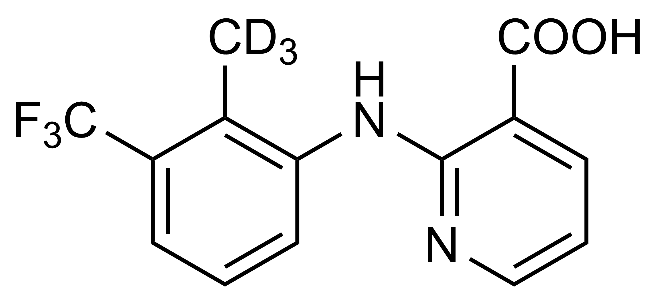 Flunixin D3 reference standard molecular structure (CAS 1015856-60-6)