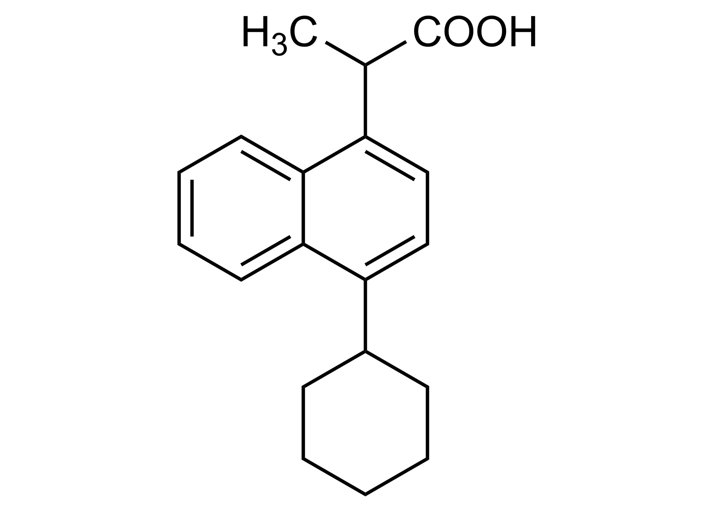 Vedaprofen Reference Standard Molecular Structure Vedaprofen reference standard molecular structure CAS 71109-09-6