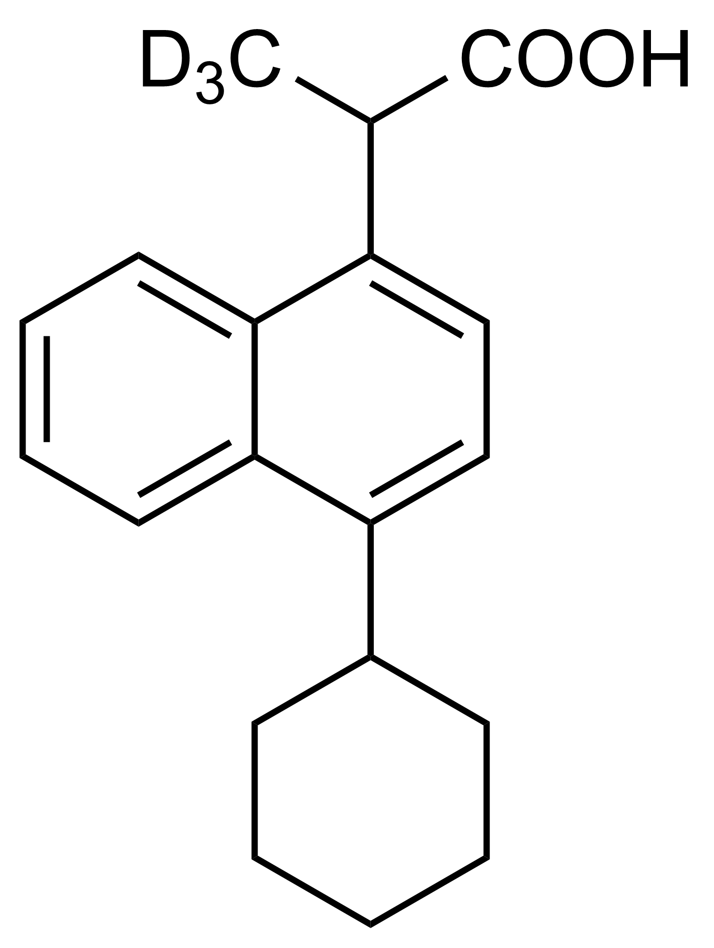 Vedaprofen D3 Reference Standard Structure - CAS 1185054-34-5 Vedaprofen D3 reference standard structure CAS 1185054-34-5