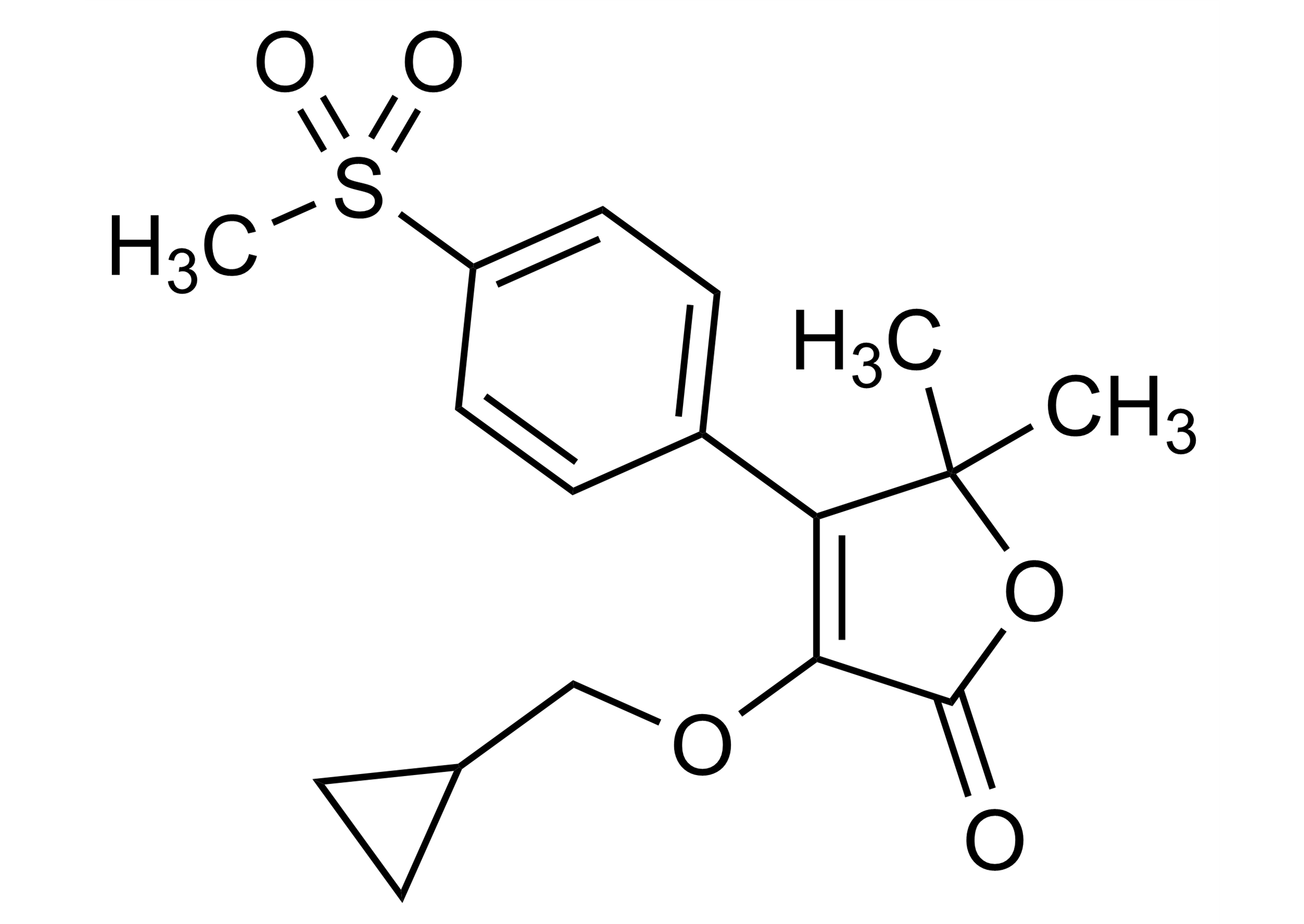 Firocoxib Reference Standard Molecular Structure Firocoxib reference standard molecular structure for LC-MS/MS and GC-MS workflows