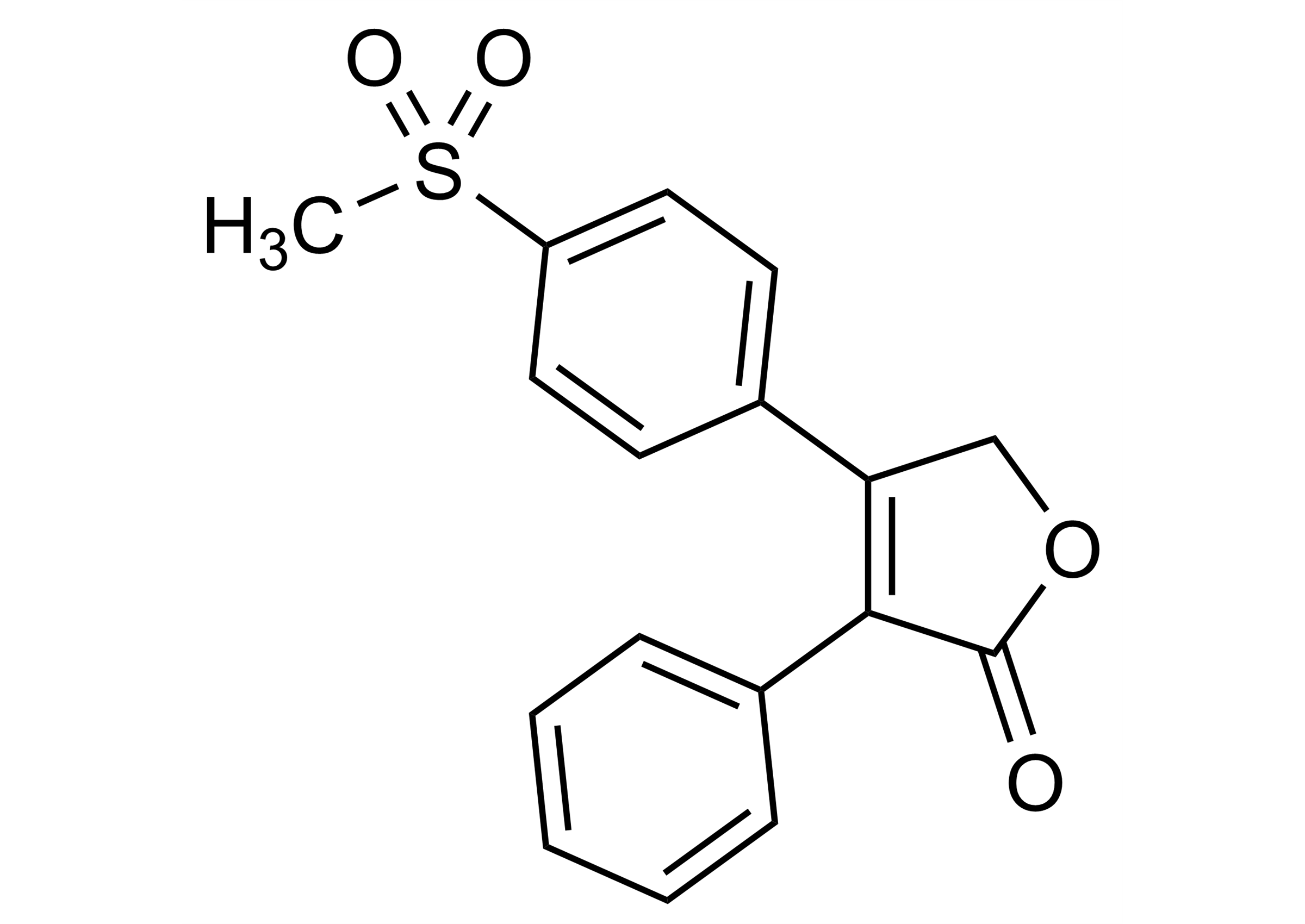 Rofecoxib reference standard molecular structure Rofecoxib reference standard molecular structure (CAS 162011-90-7)