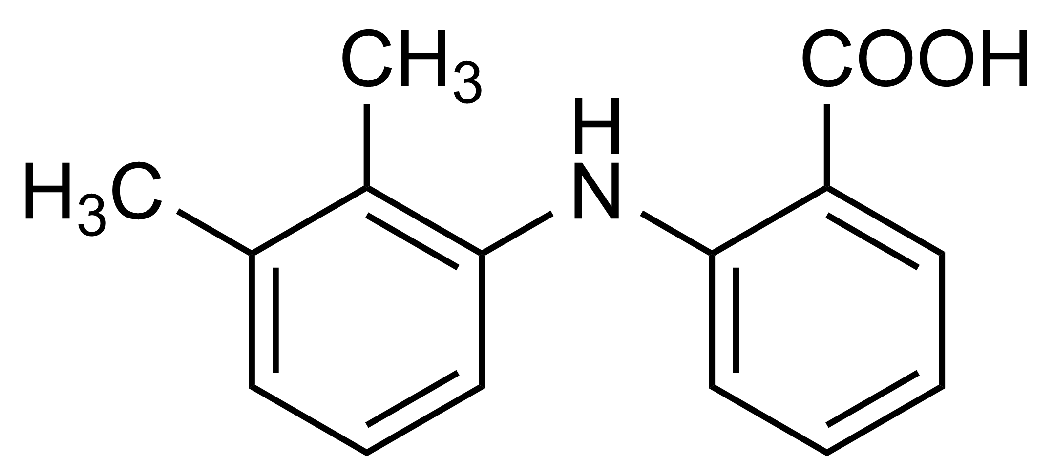 Mefenamic acid reference standard structure for LC-MS/MS and GC-MS (CAS 61-68-7)