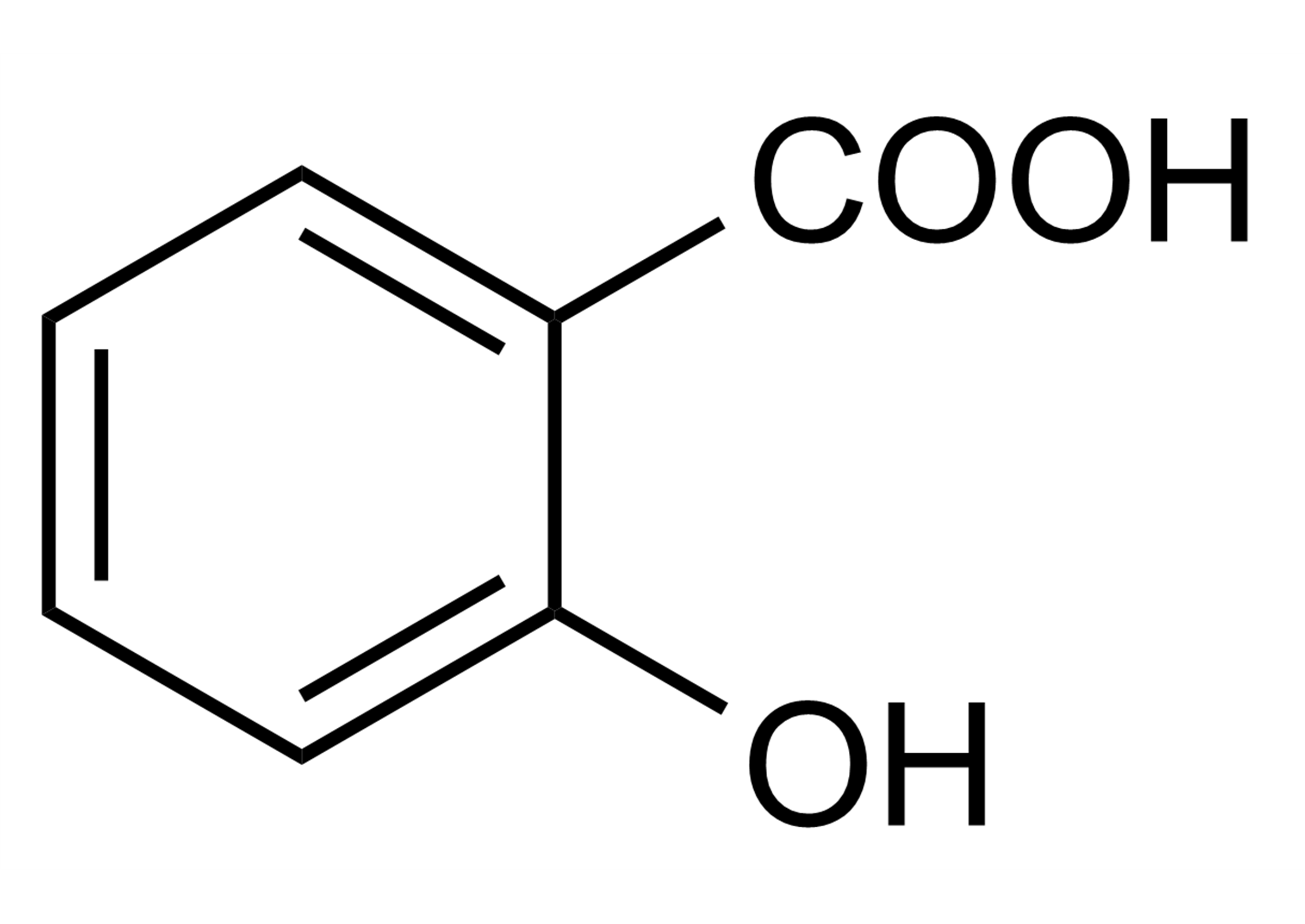 Salicylic acid Reference Standard Structure (CAS 69-72-7) Salicylic acid reference standard molecular structure (CAS 69-72-7)