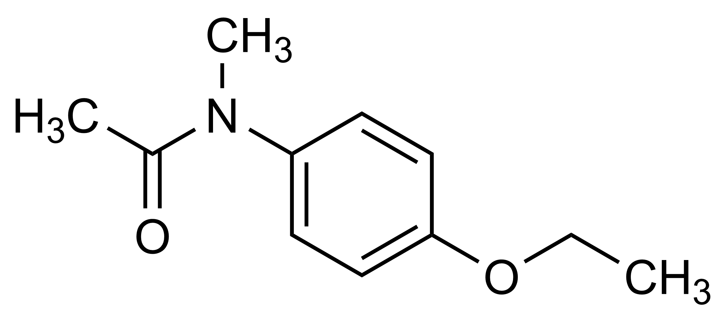 N-Methylphenacetin reference standard molecular structure (CAS 7298-73-9)