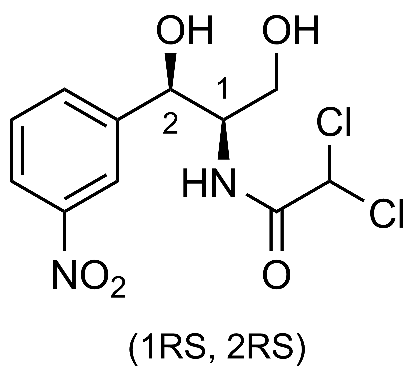 threo-m-Chloramphenicol Reference Standard Structure threo-m-Chloramphenicol reference standard molecular structure (CAS 138125-72-1)