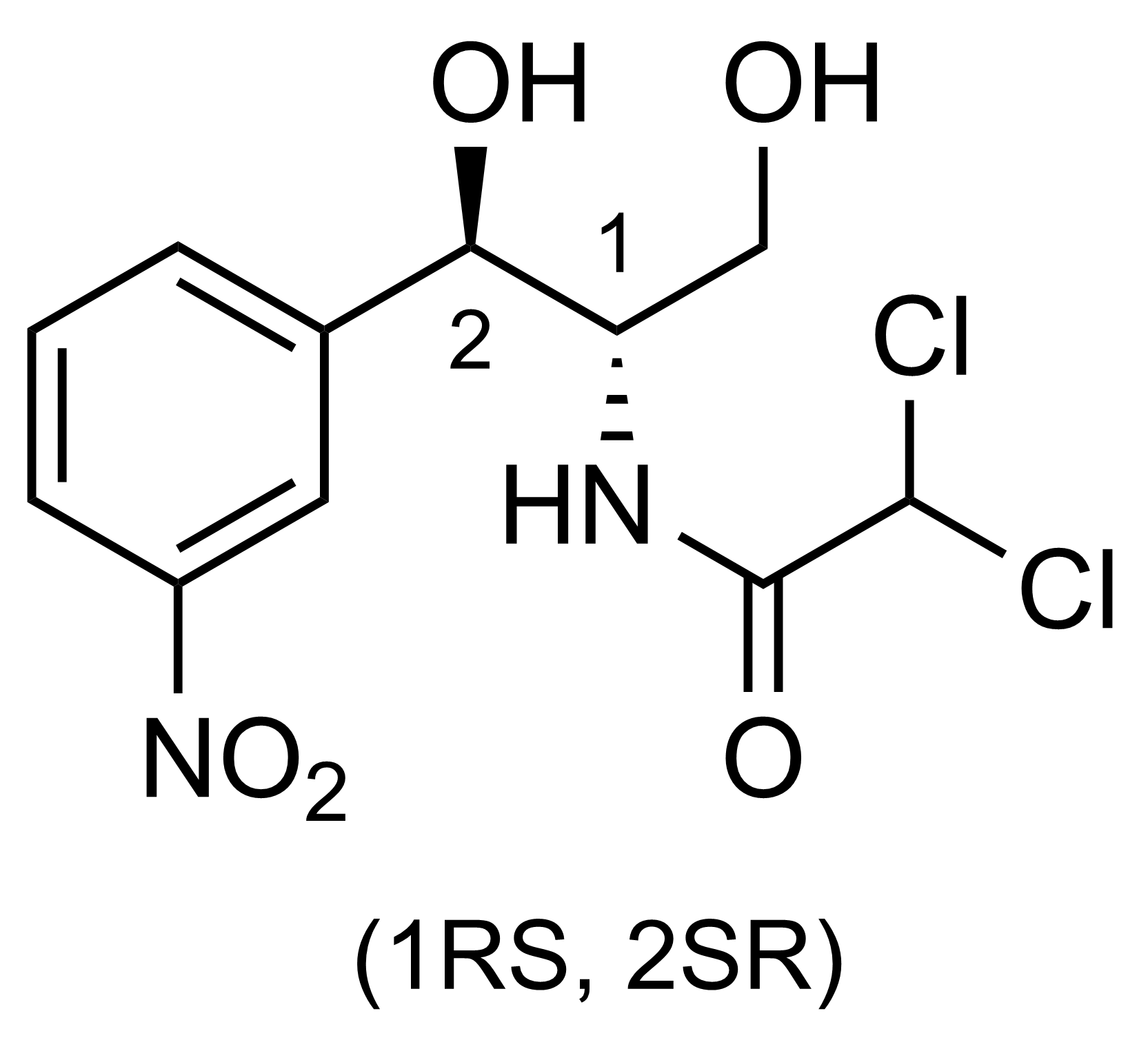 Erythro-m-Chloramphenicol Reference Standard Structure Erythro-m-Chloramphenicol reference standard molecular structure (CAS 138125-71-0)