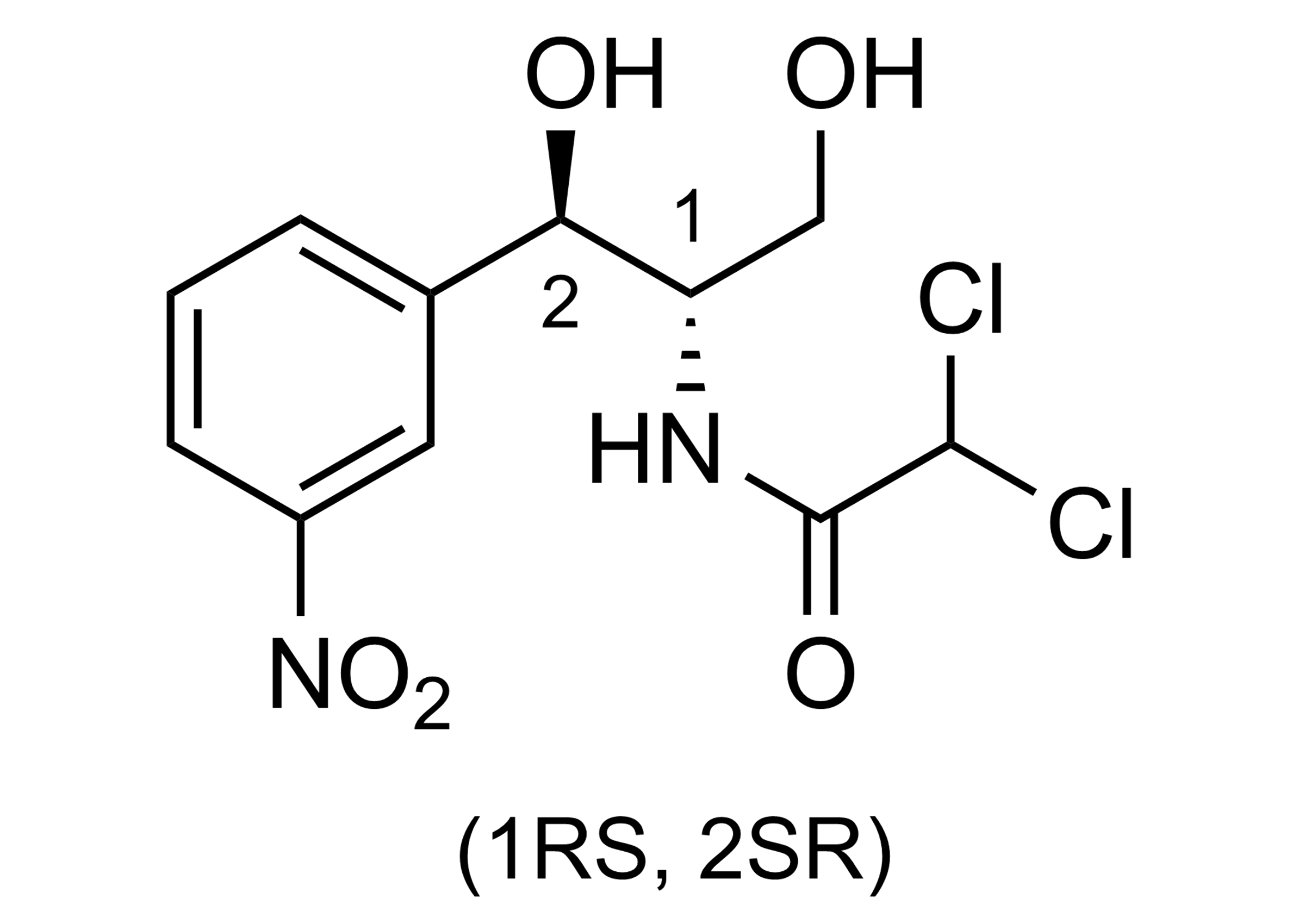 Erythro-m-Chloramphenicol Reference Standard Structure Erythro-m-Chloramphenicol reference standard molecular structure (CAS 138125-71-0)