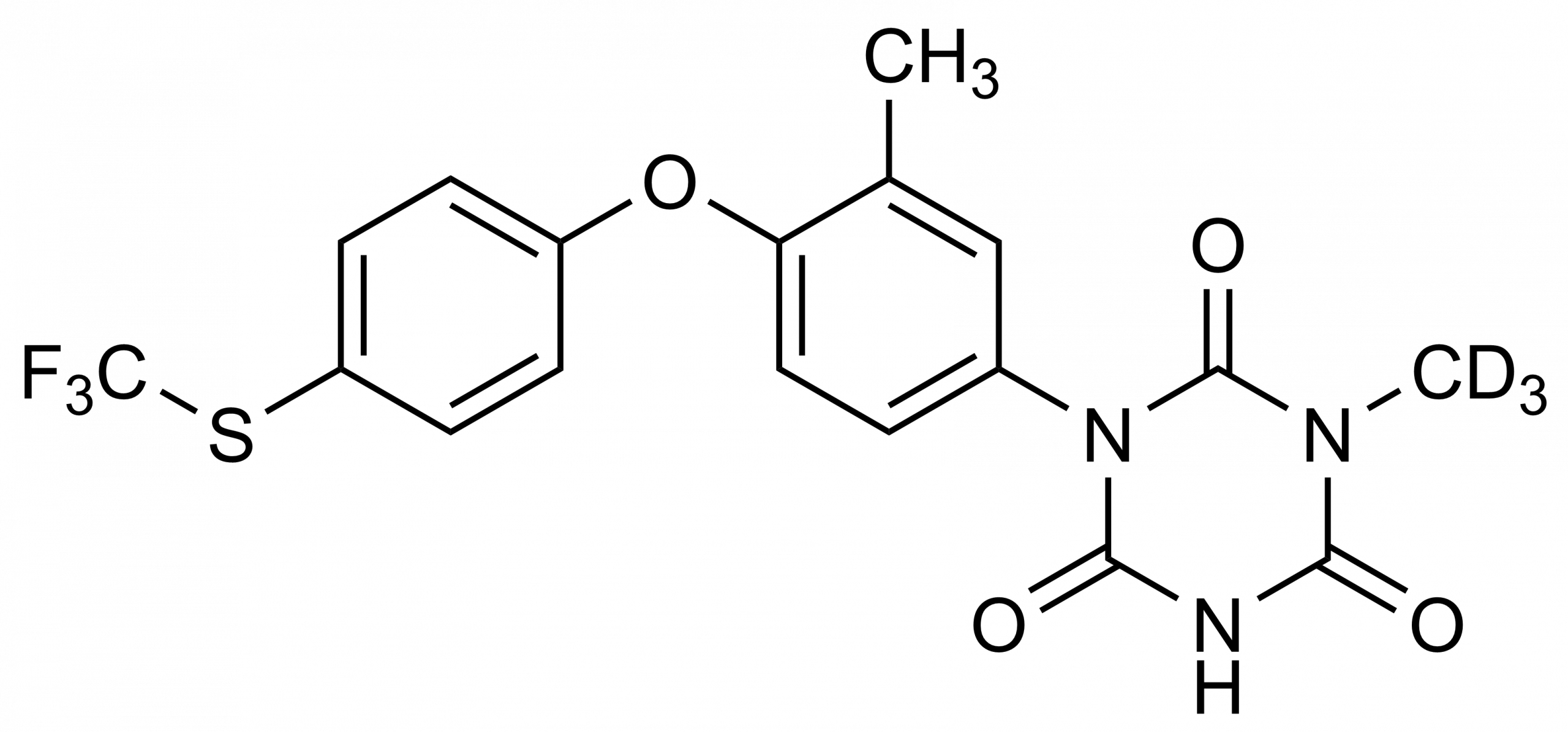 Toltrazuril-D3 Reference Standard Molecular Structure Toltrazuril-D3 molecular structure reference standard for LC-MS/MS and GC-MS quantification