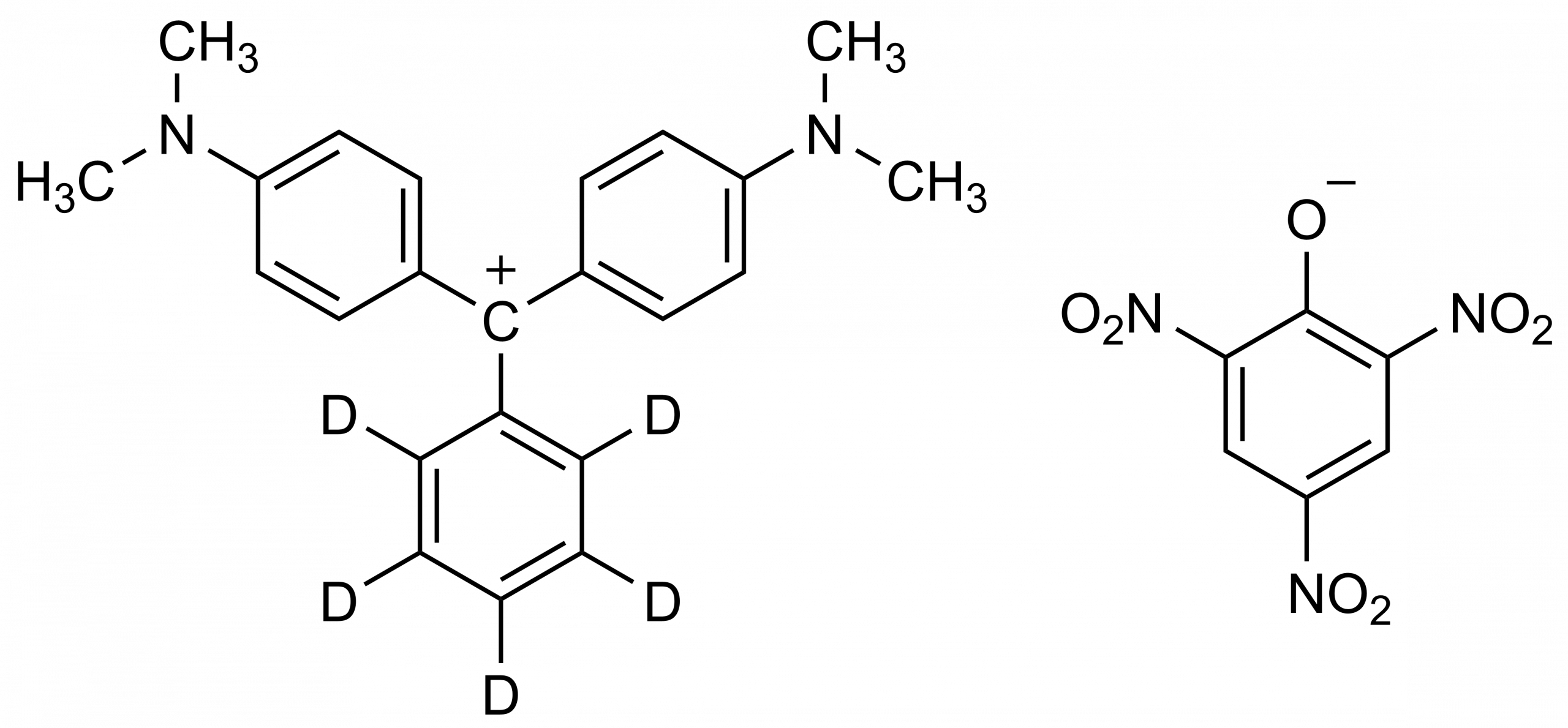 Malachite green-D5 picrate molecular structure reference standard CAS 1258668-21-1