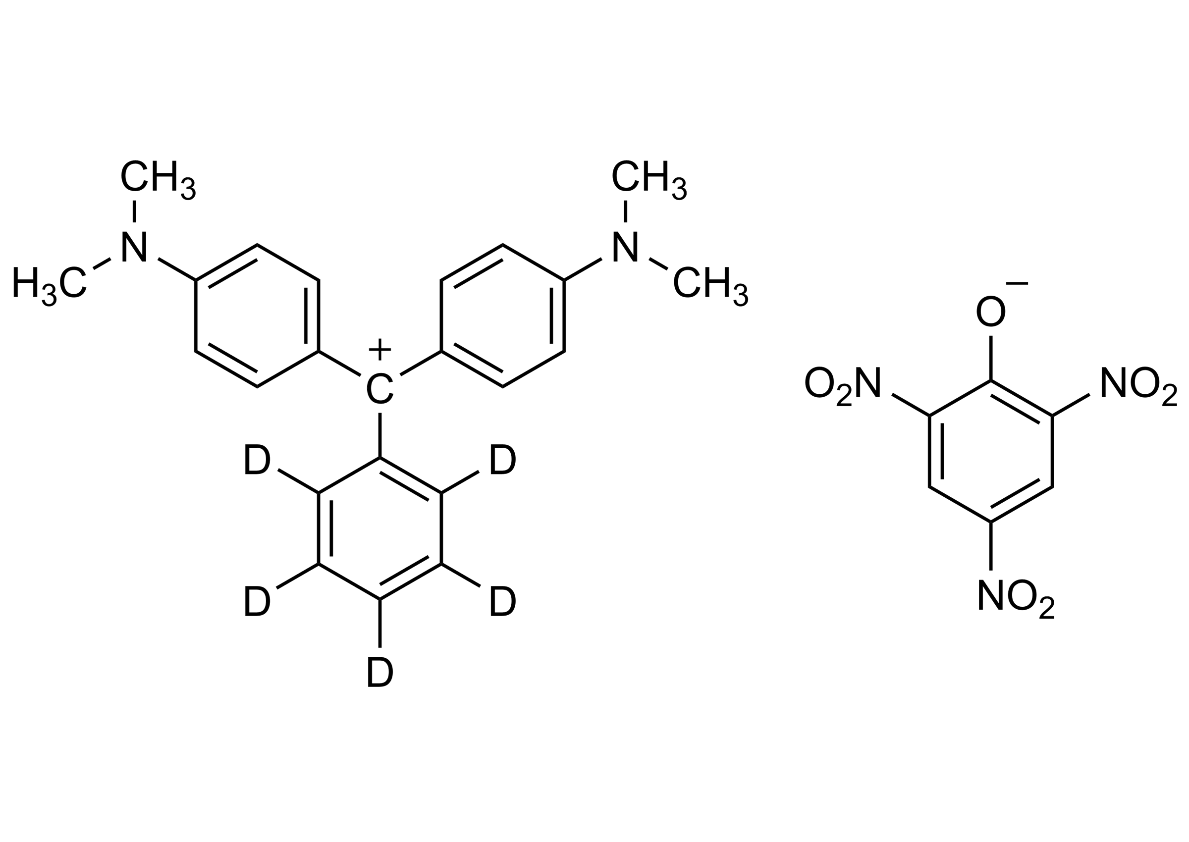 Malachite green-D5 picrate Reference Standard Structure Malachite green-D5 picrate molecular structure reference standard CAS 1258668-21-1