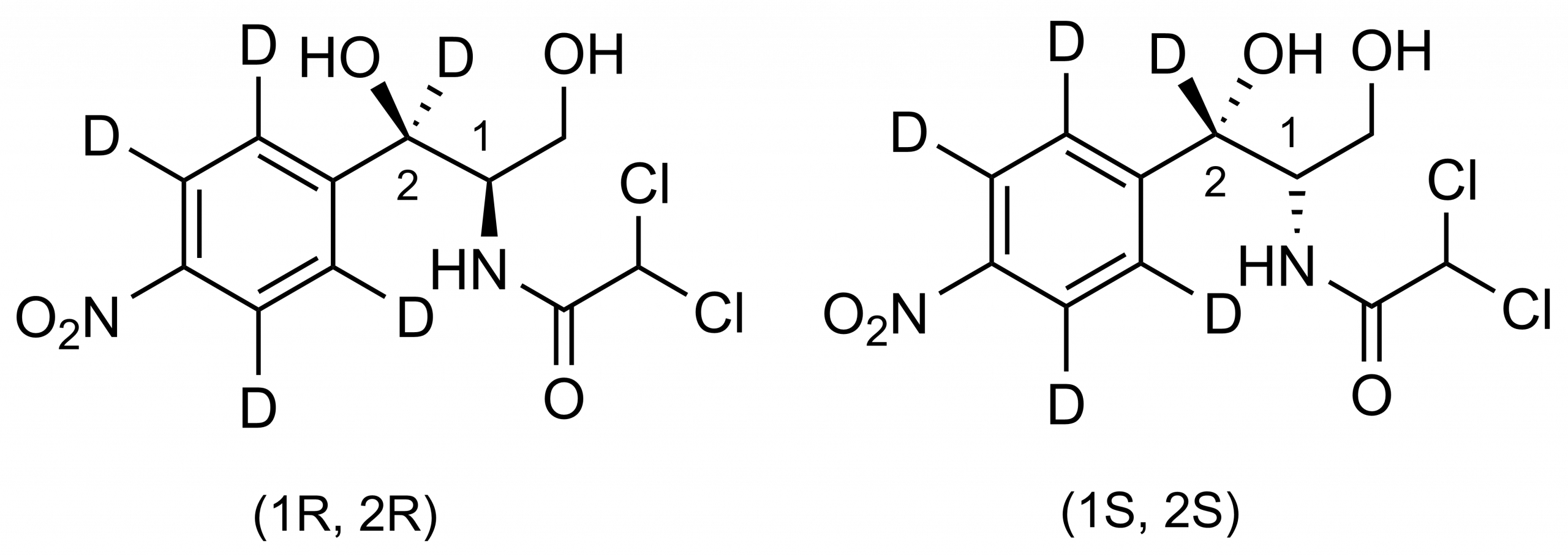 threo-Chloramphenicol-D5 Reference Standard Structure threo-Chloramphenicol-D5 chemical structure reference standard for LC-MS/MS and GC-MS