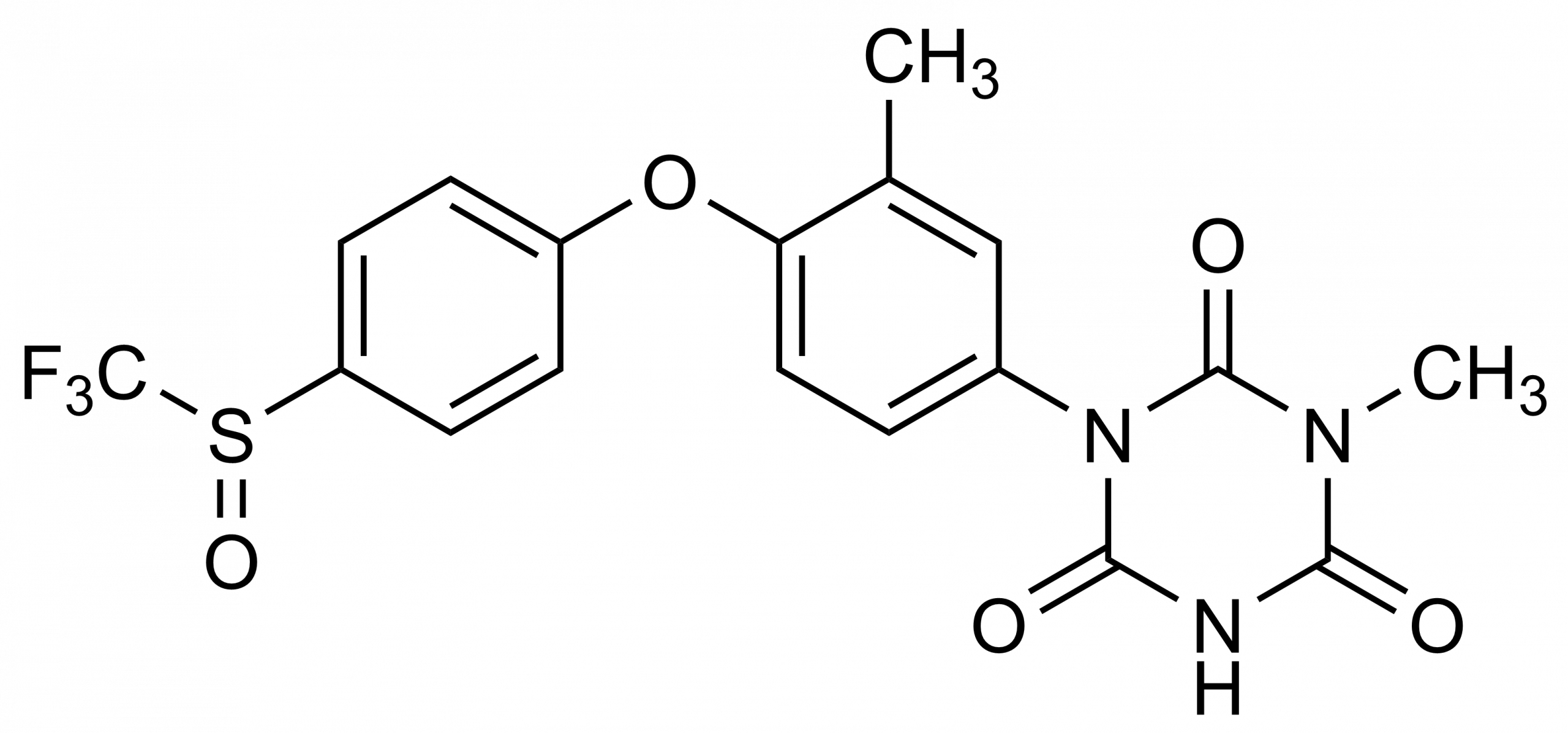 Toltrazuril sulfoxide Reference Standard Structure Toltrazuril sulfoxide reference standard molecular structure by WITEGA